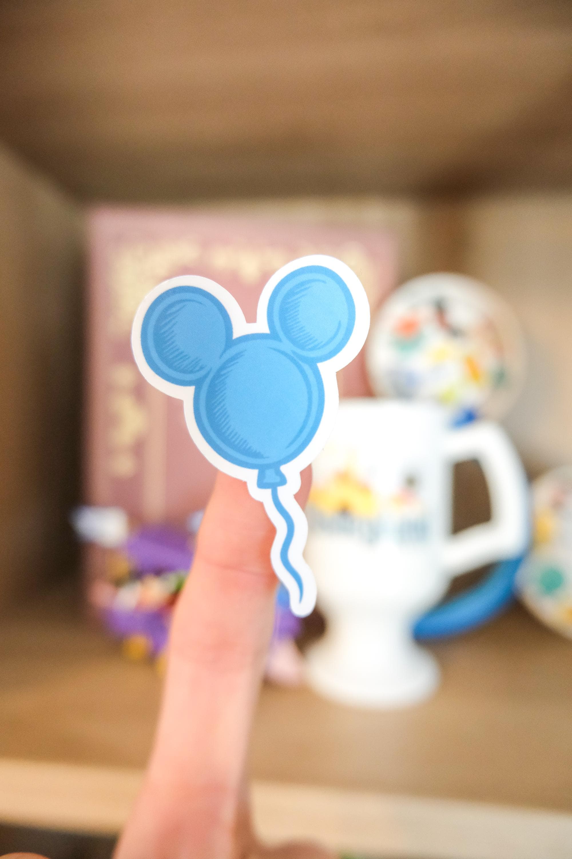 Sketchbook Mickey Balloon Stickers