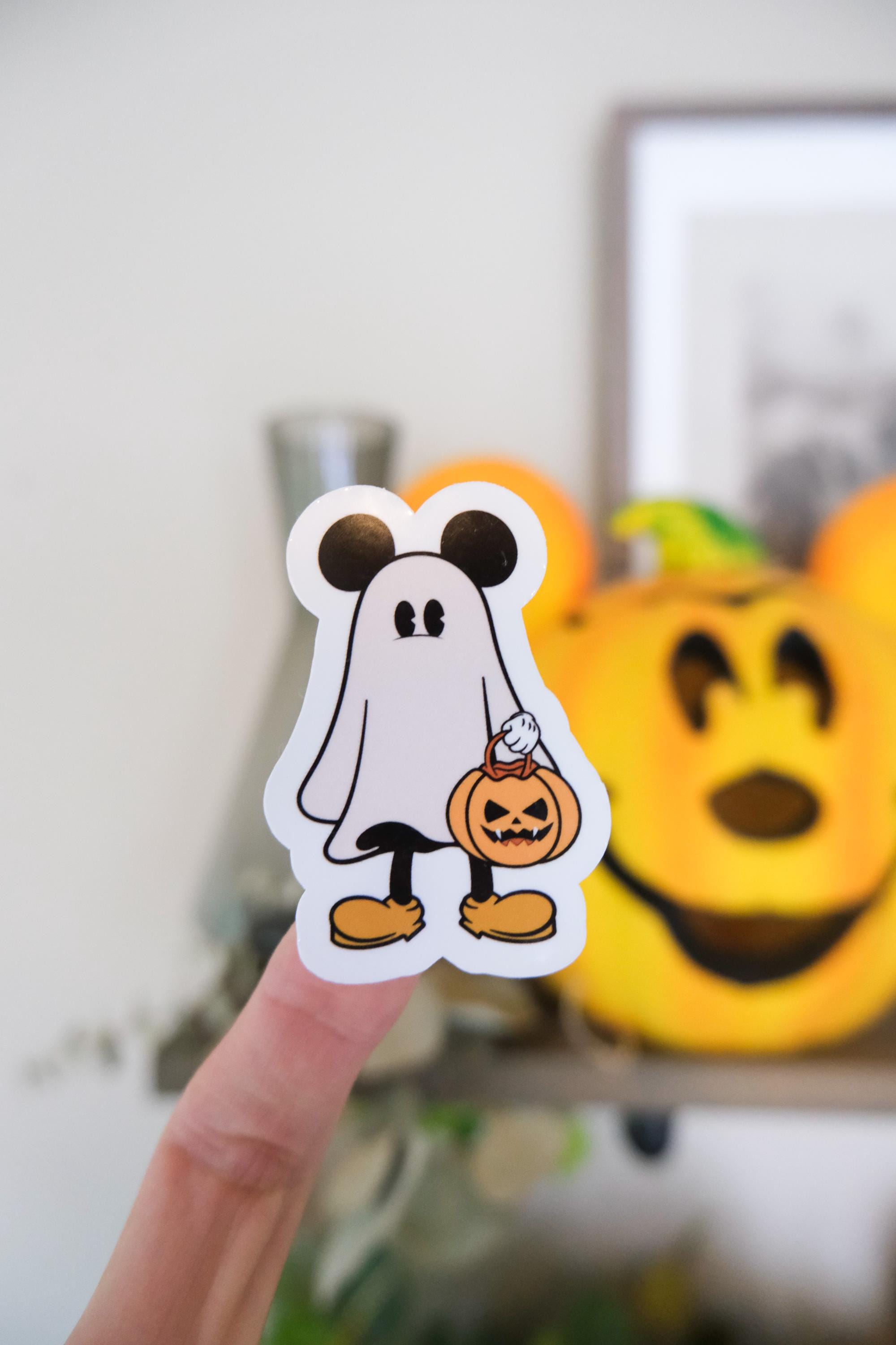 Fall Mickey + Minnie Costume Stickers