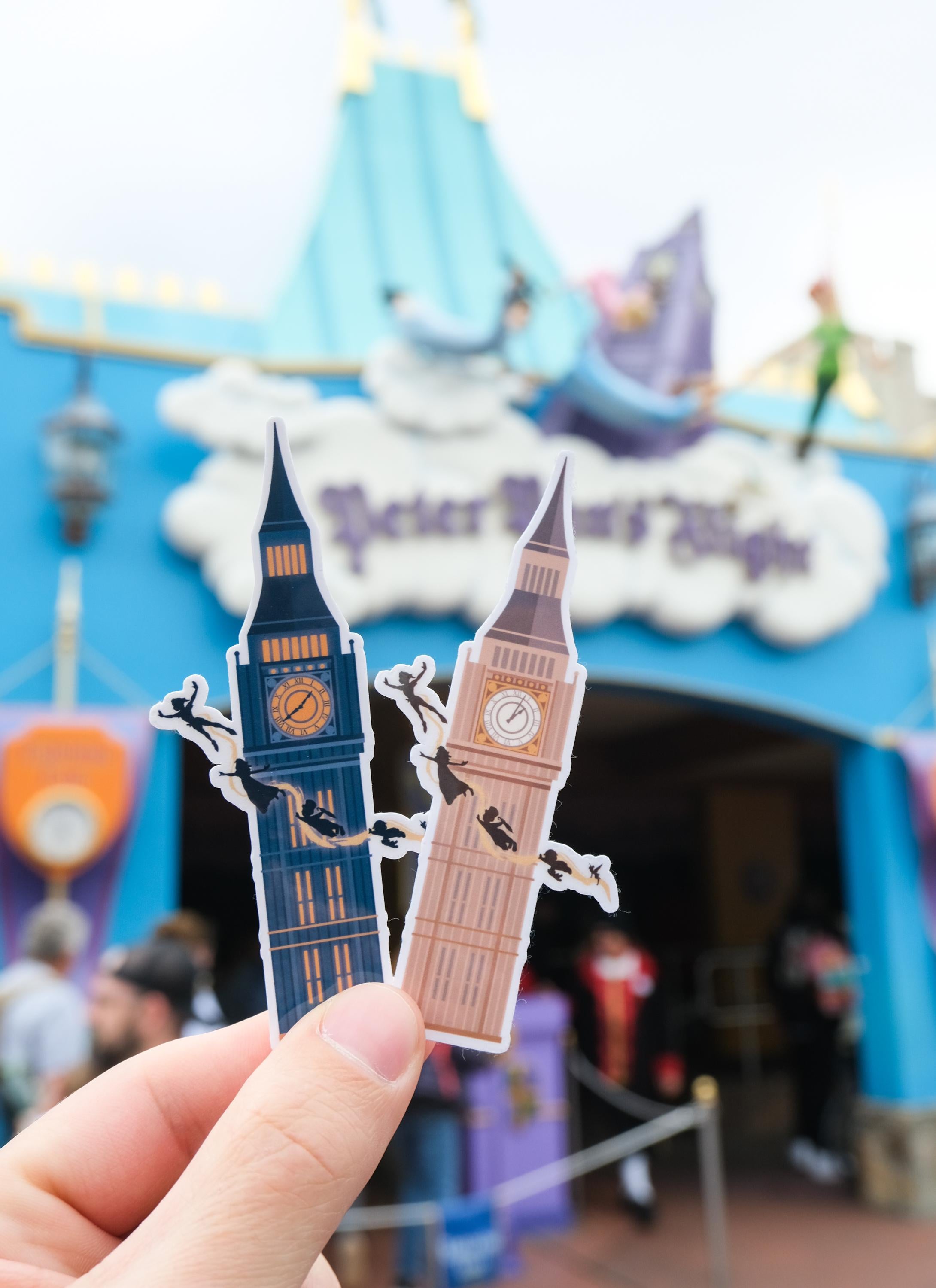 Peter Pan’s Flight over Big Ben Sticker