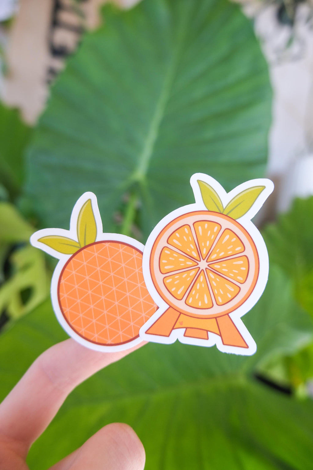 Orange EPCOT Ball Icon Sticker