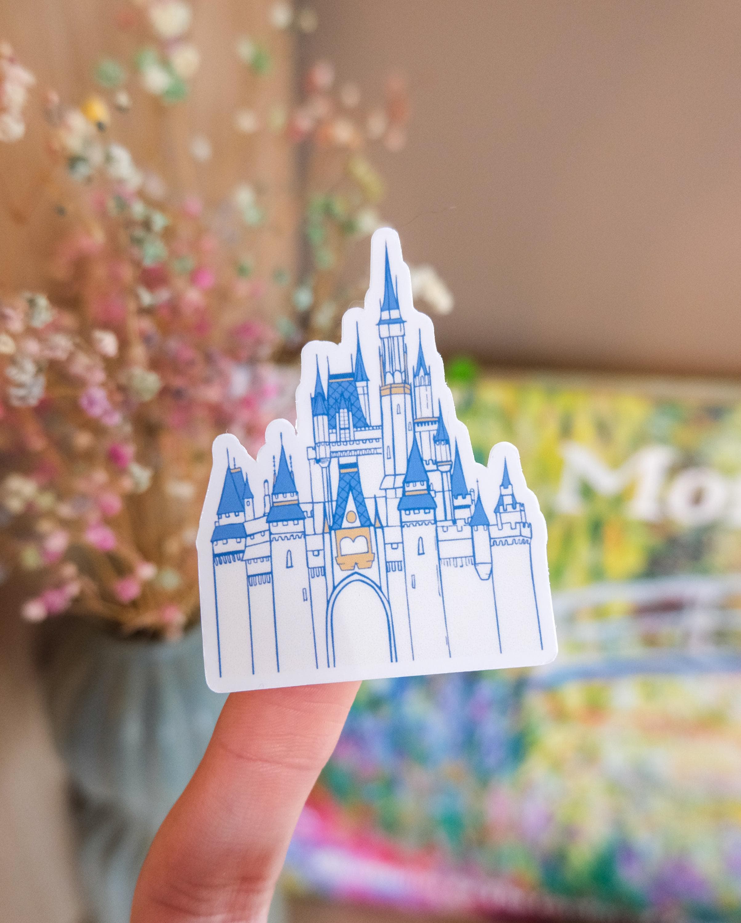 Sketchbook Cinderella Castle Sticker