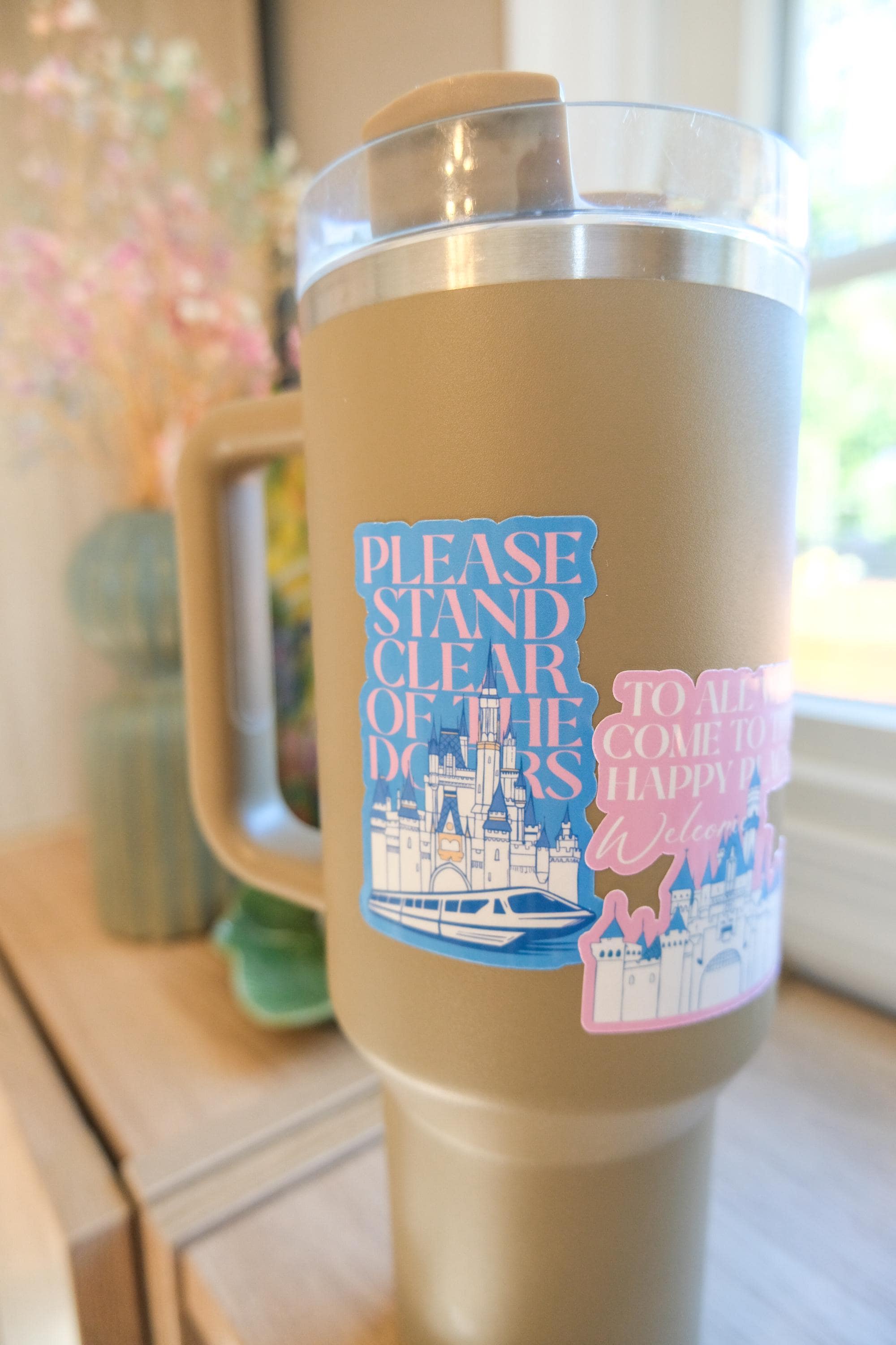 Stand Clear of the Doors Disney World Castle Sticker