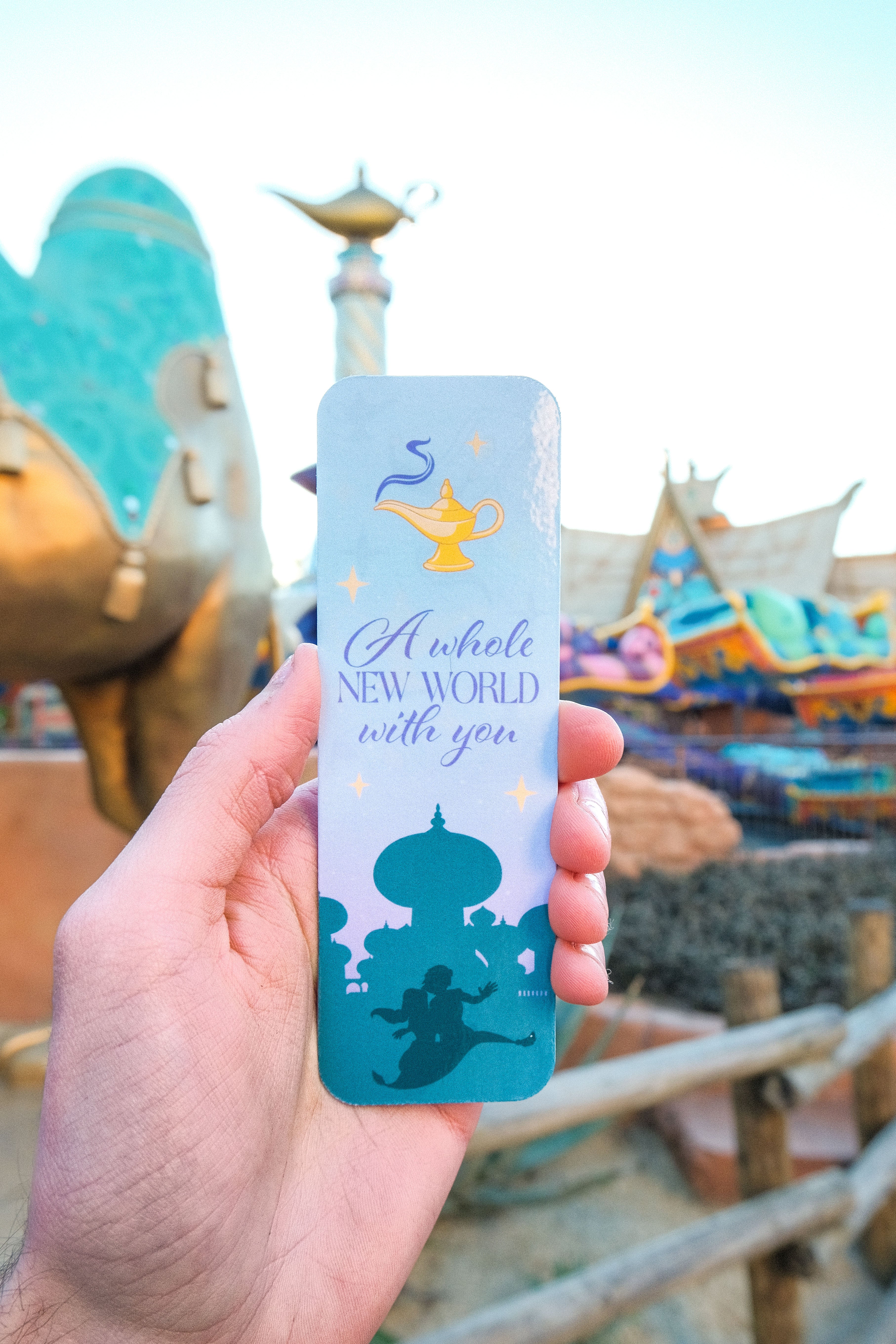 A Whole New World with You Bookmark