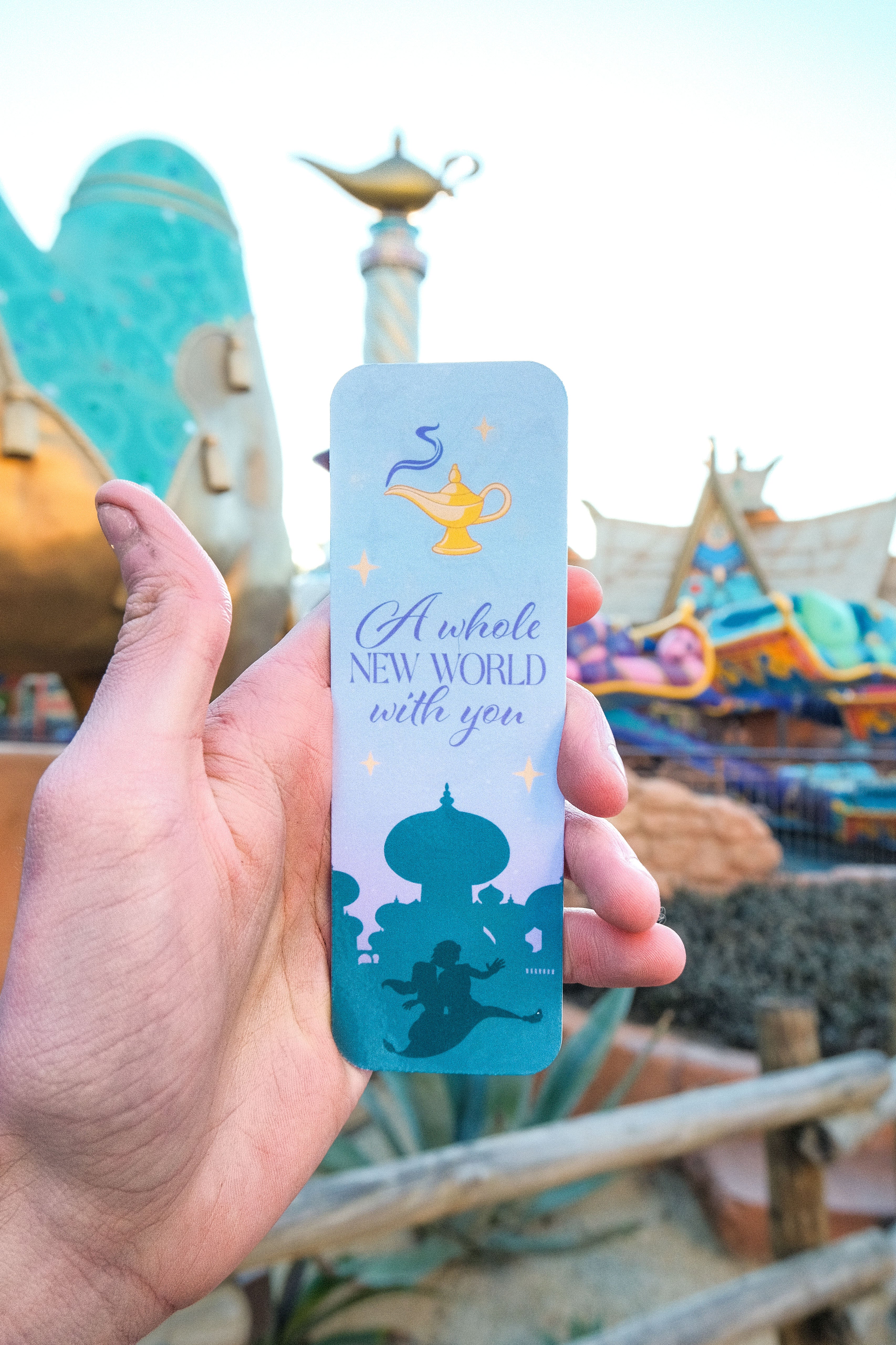 A Whole New World with You Bookmark