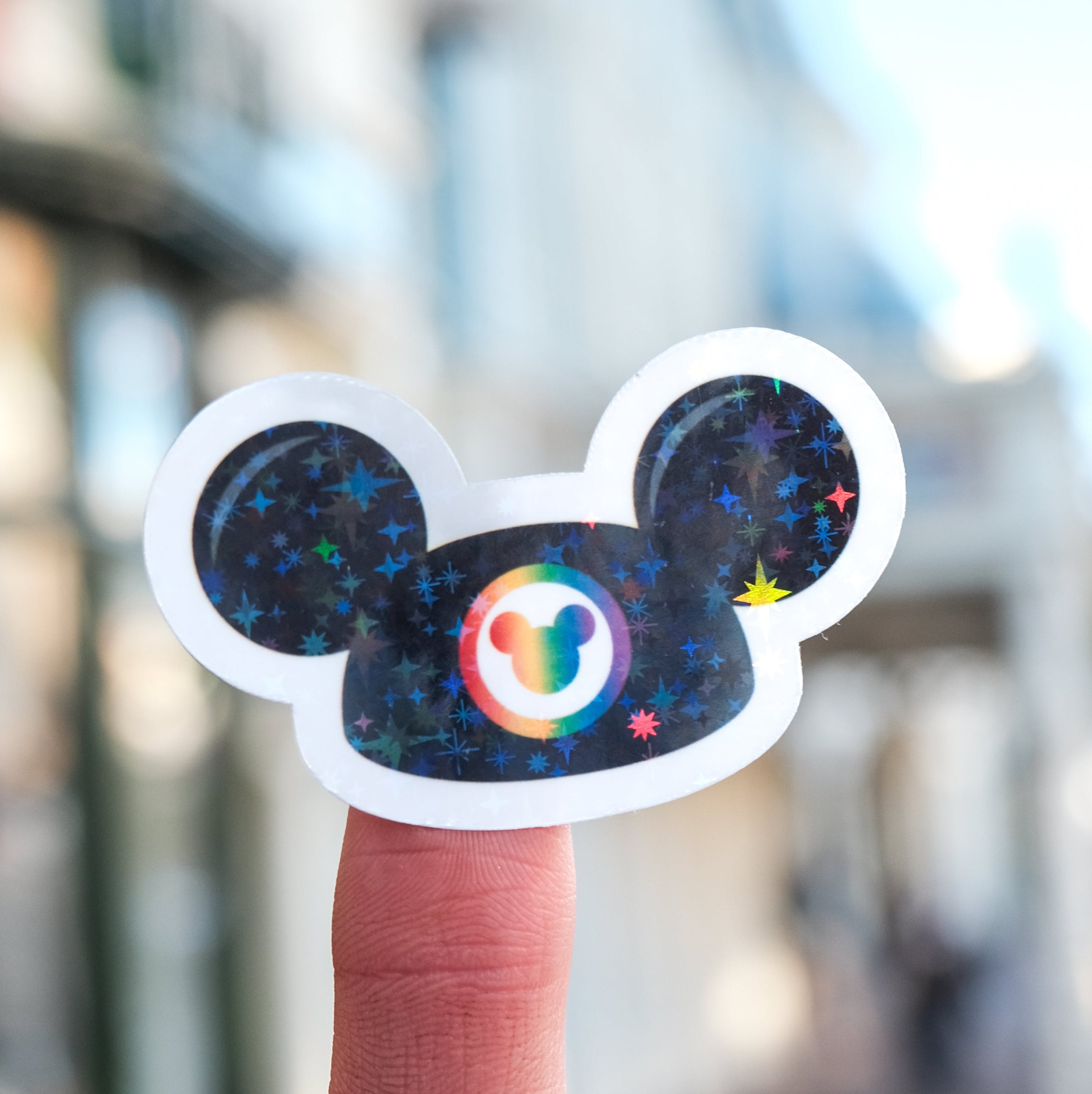 Magical Mouse Ears Pride Sticker