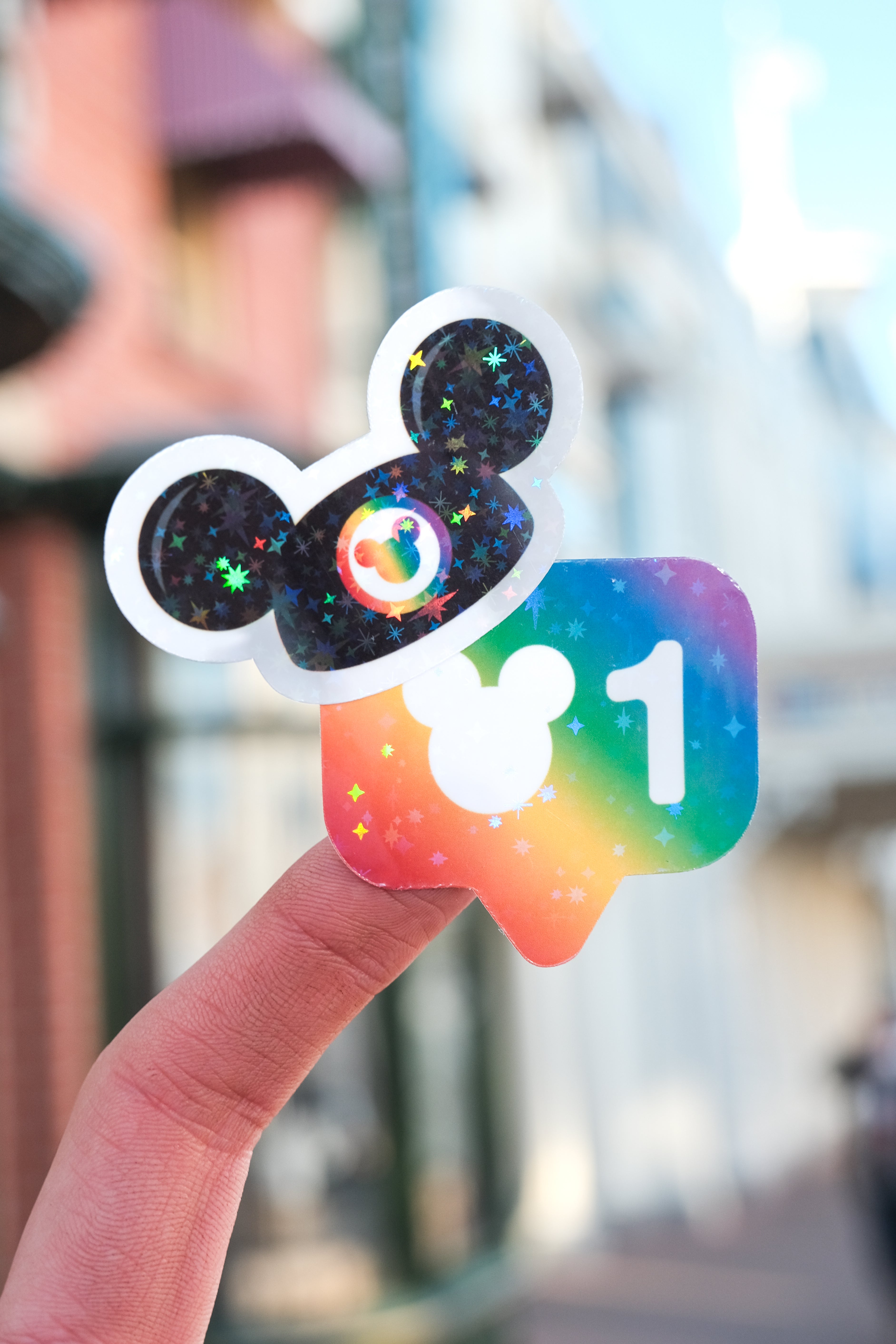 Magical Mouse Ears Pride Sticker