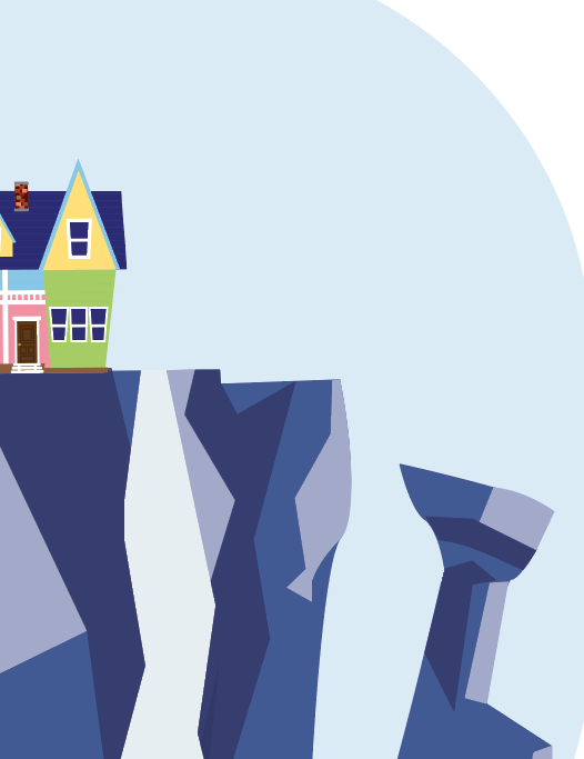 Paradise Falls, UP House Inspired, Digital Print