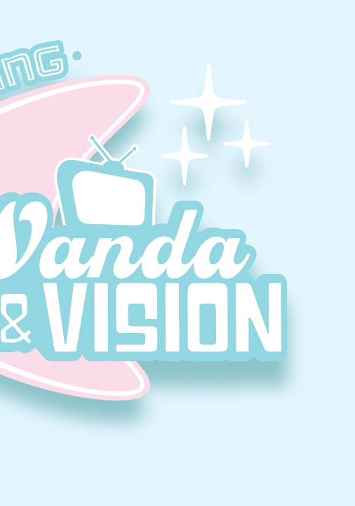 Retro Wanda & Vision, Digital Print