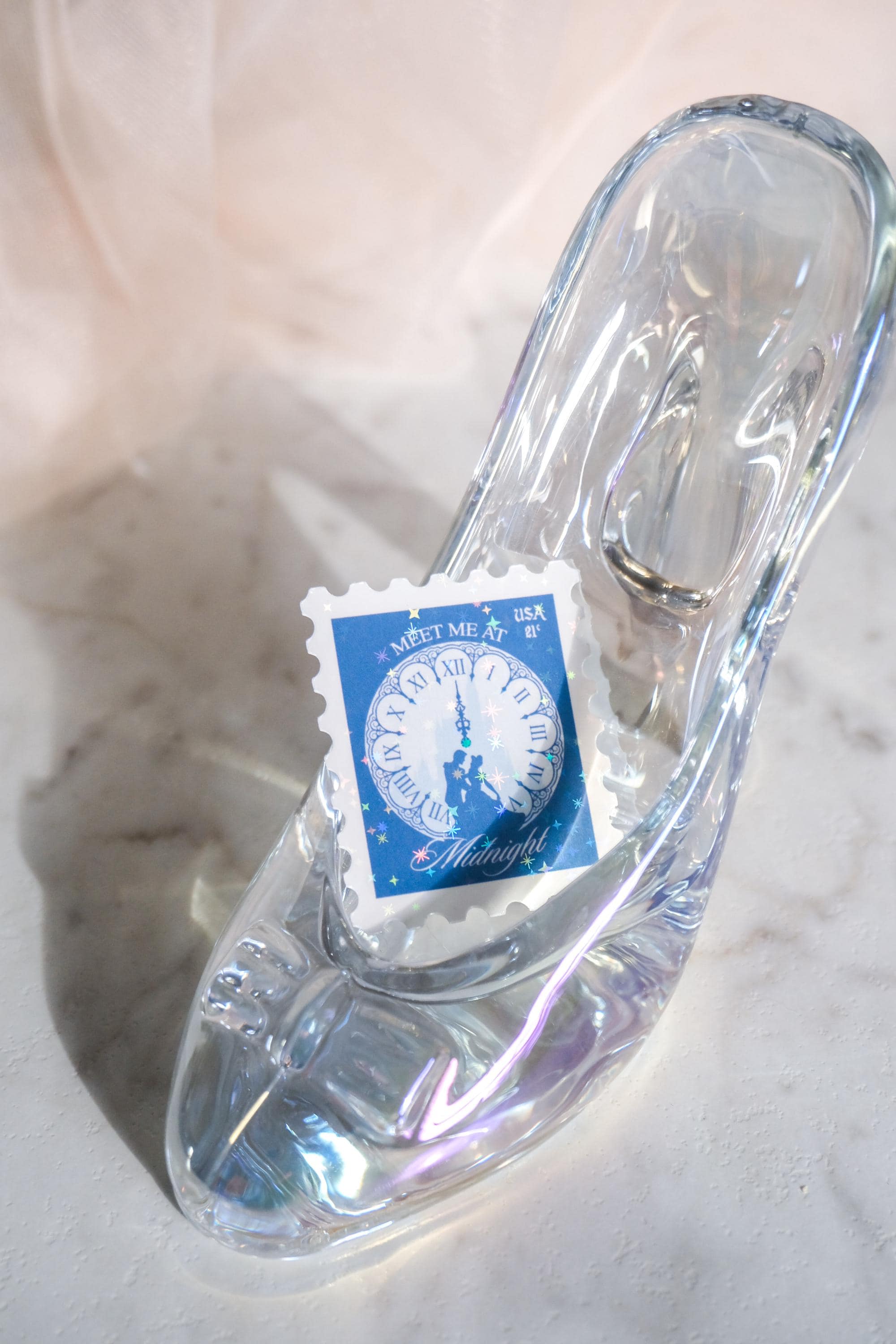 Meet Me at Midnight Cinderella Inspired Stamp Sticker