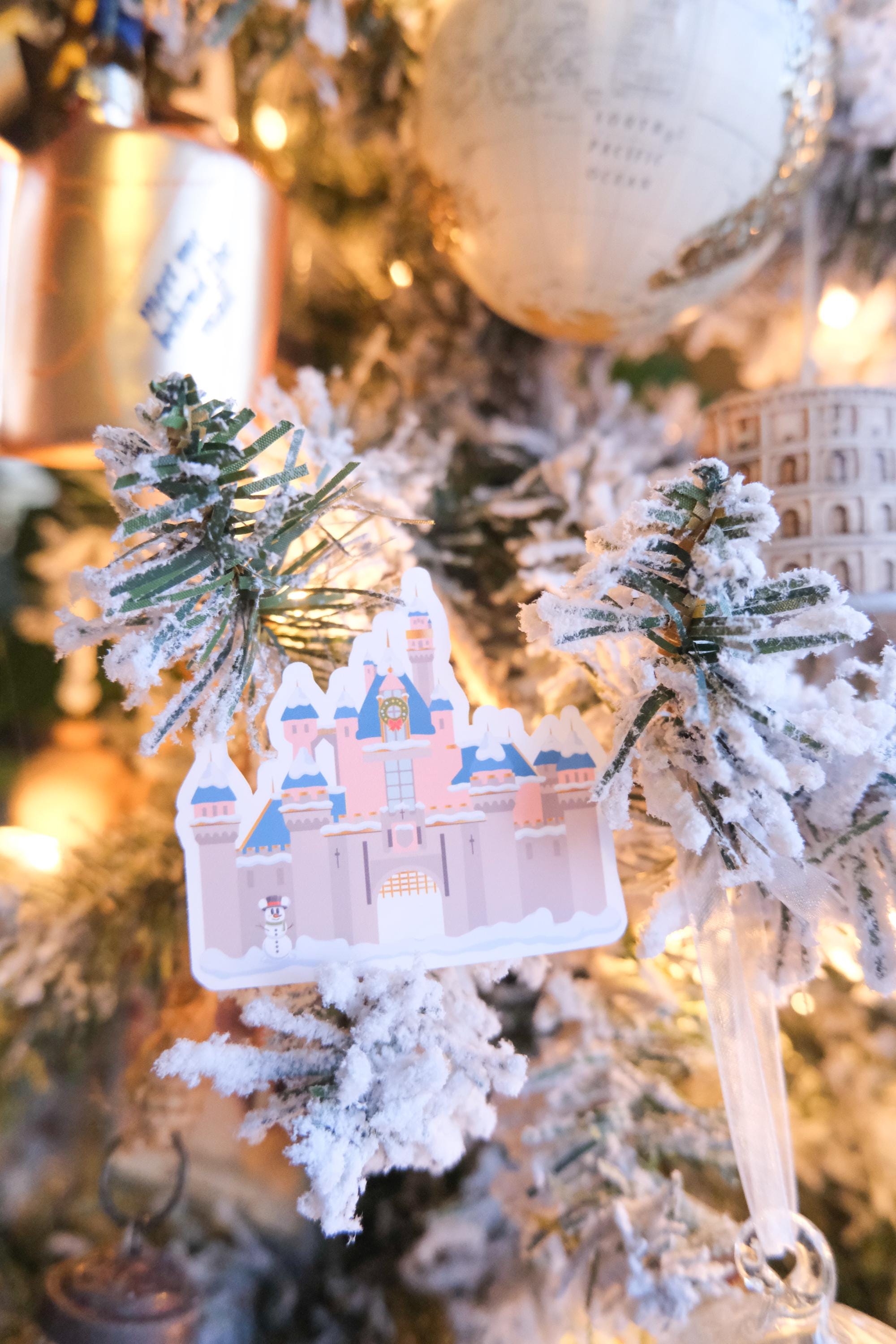 Christmas Park Castle Stickers