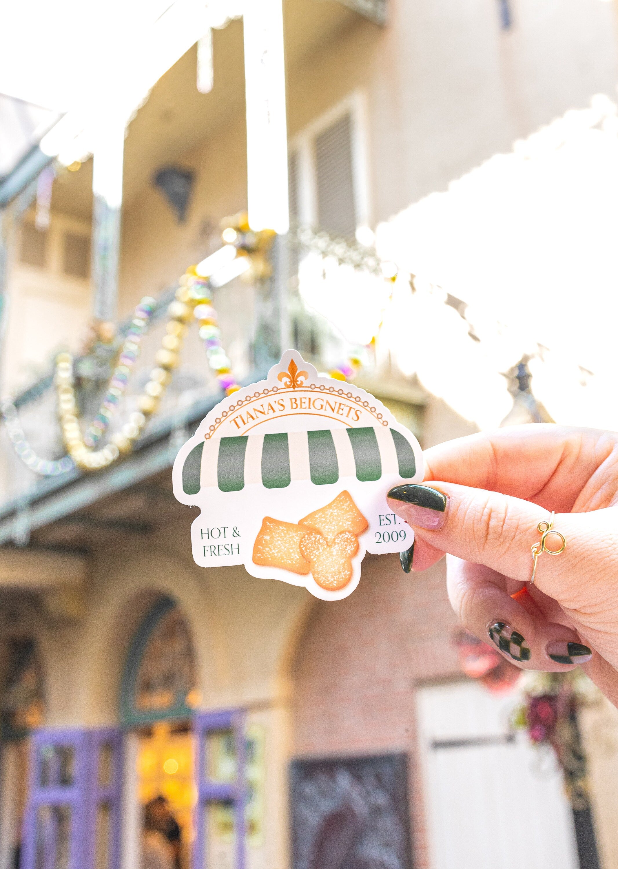 Tiana’s Beignets & Beignet, Done That! Stickers