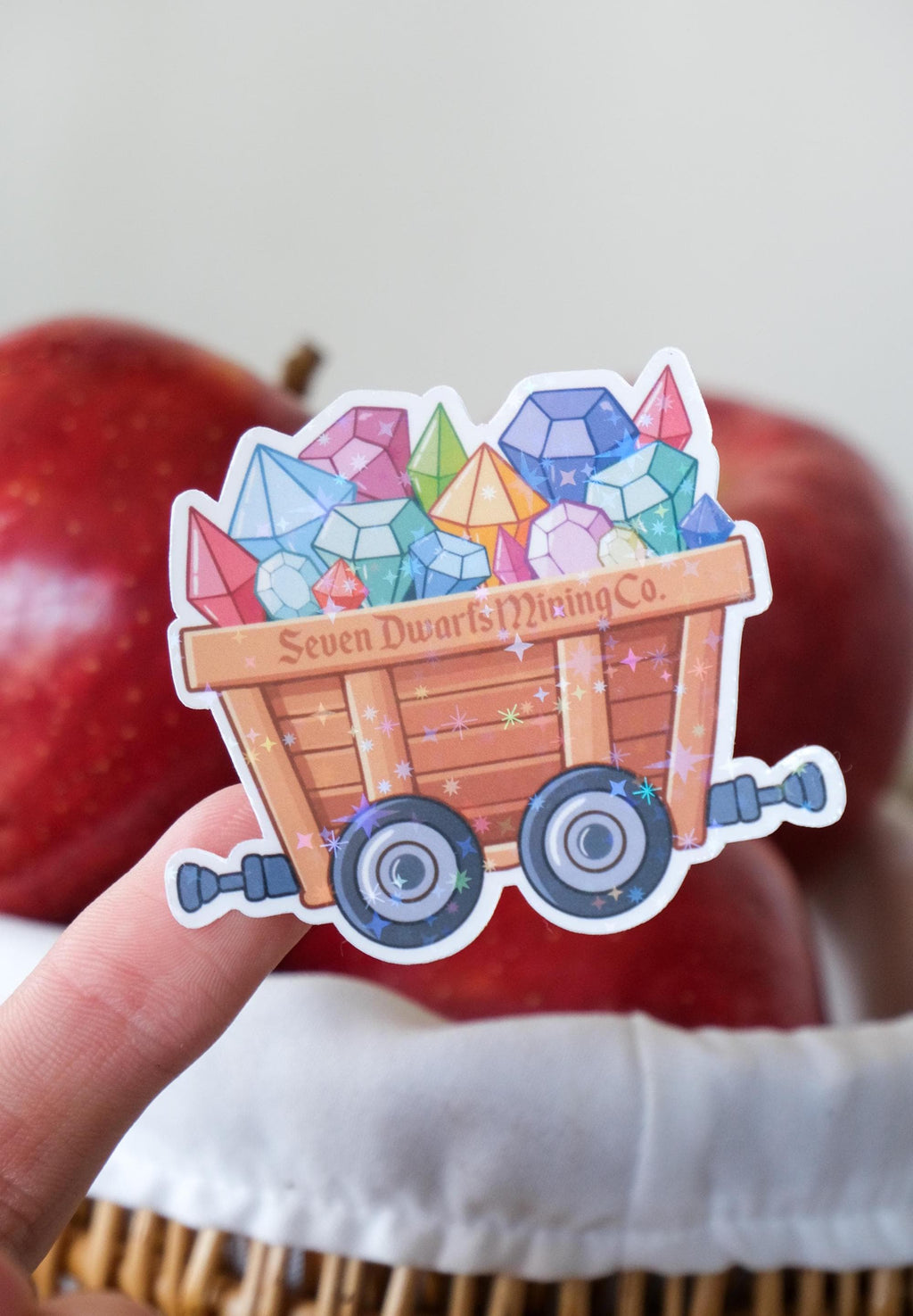 Seven Dwarfs Mining Co. Mine Cart Sticker