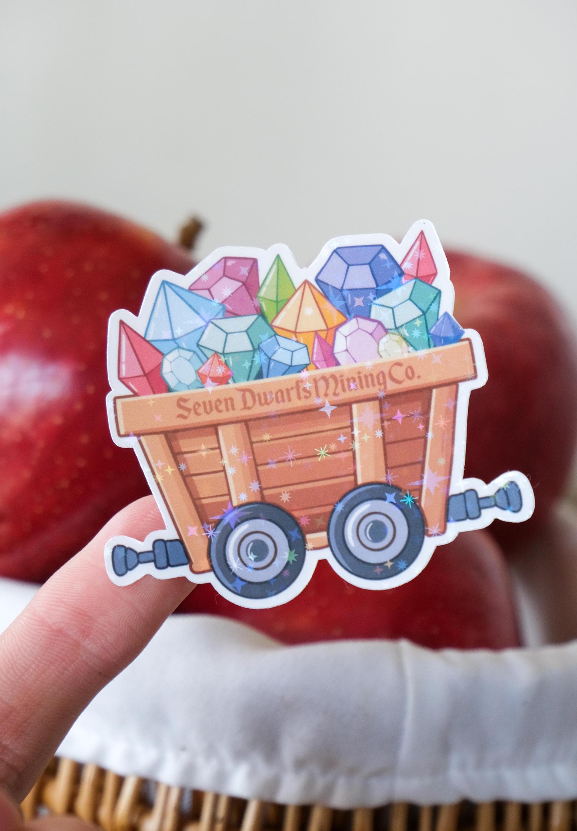 Seven Dwarfs Mining Co. Mine Cart Sticker