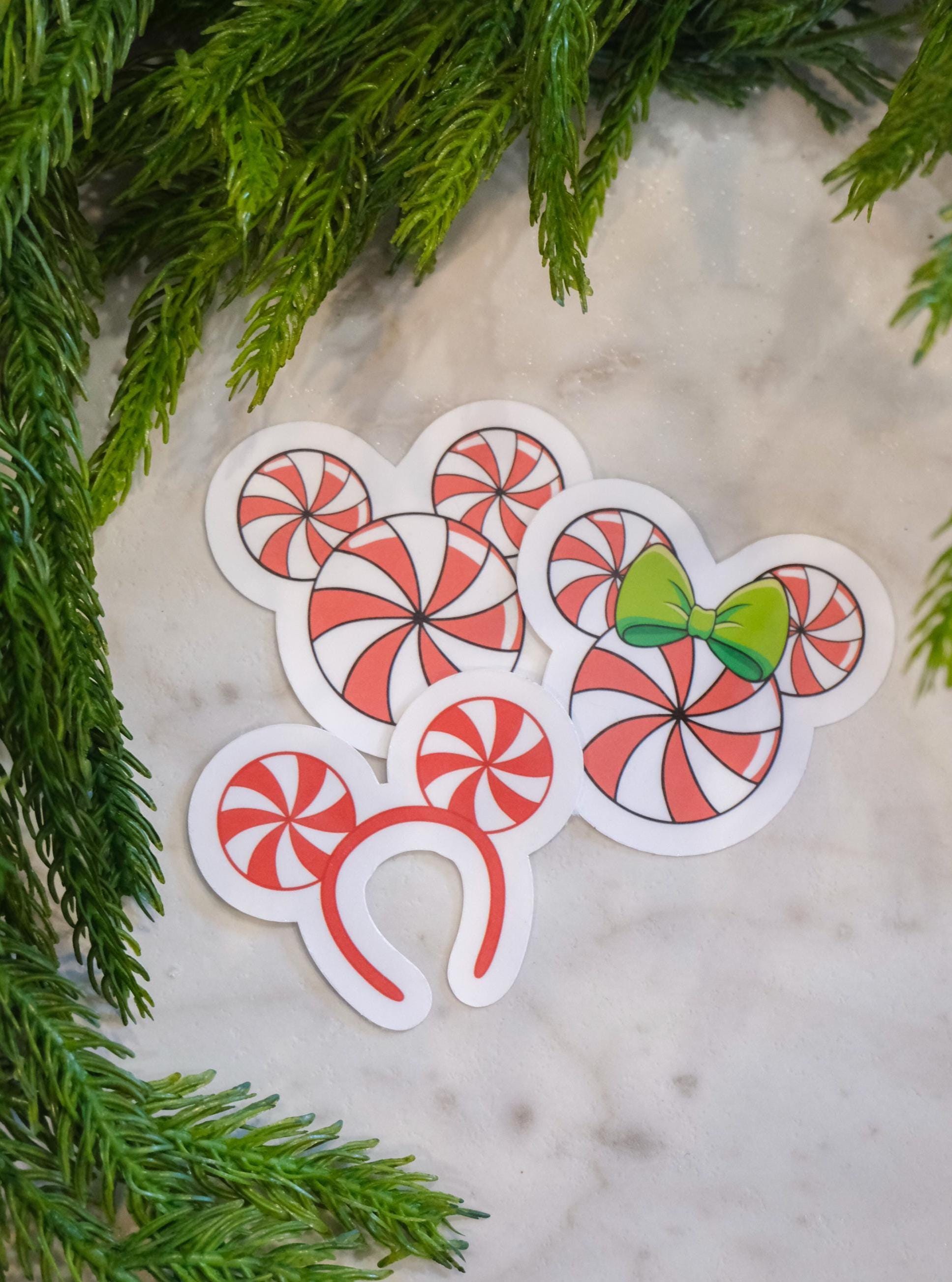 Peppermint Mickey Sticker Collection