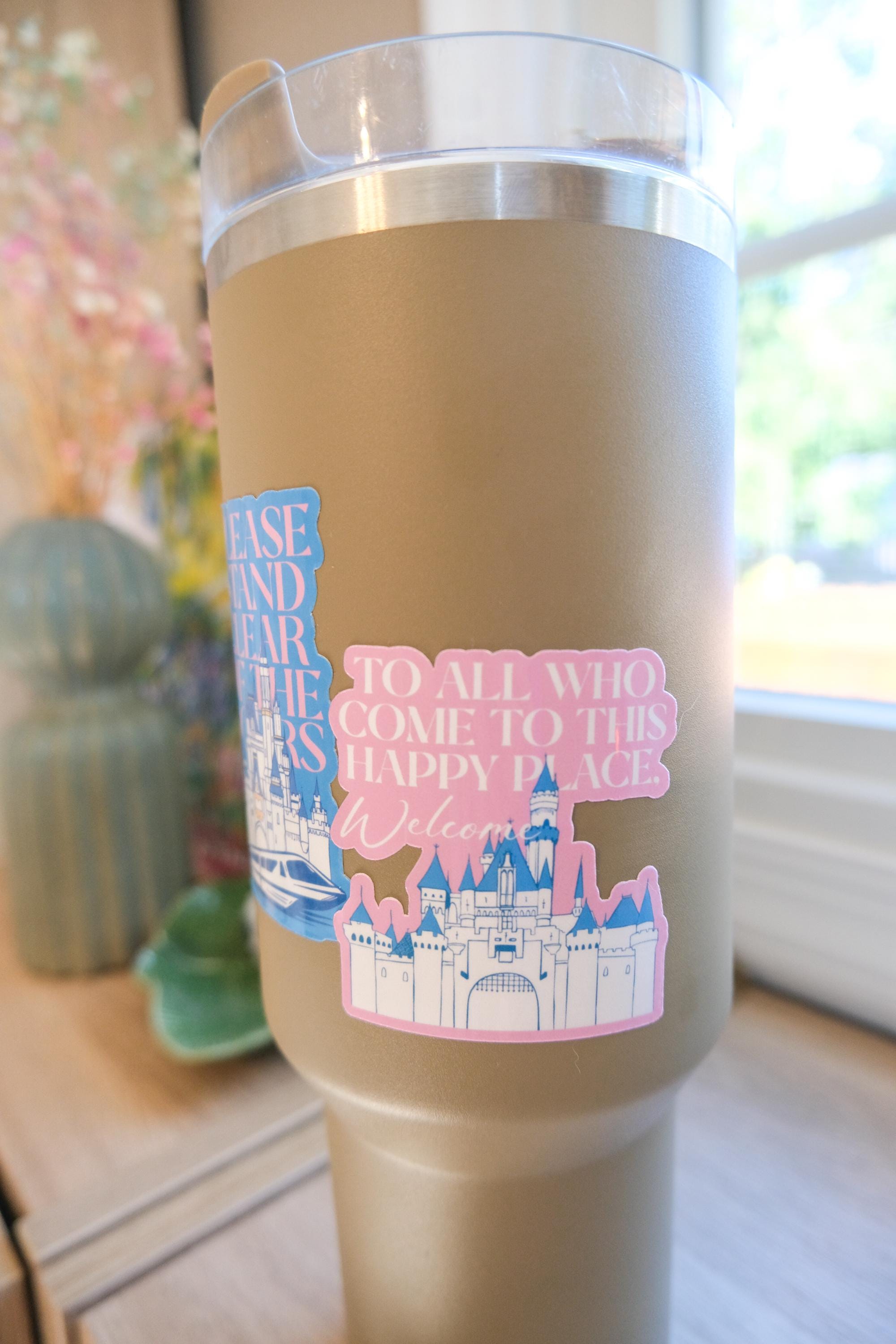 Stand Clear of the Doors Disney World Castle Sticker