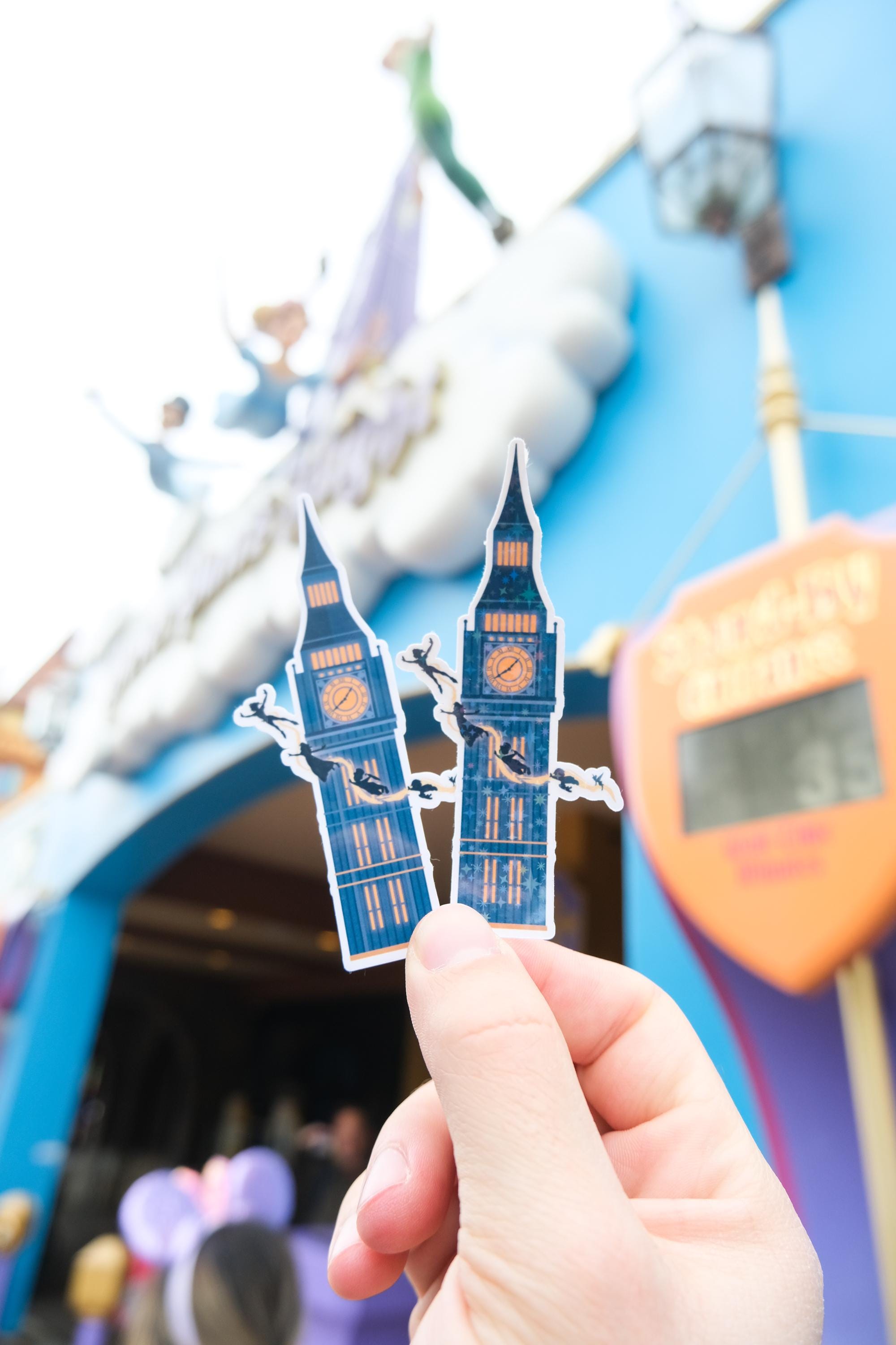 Peter Pan’s Flight over Big Ben Sticker