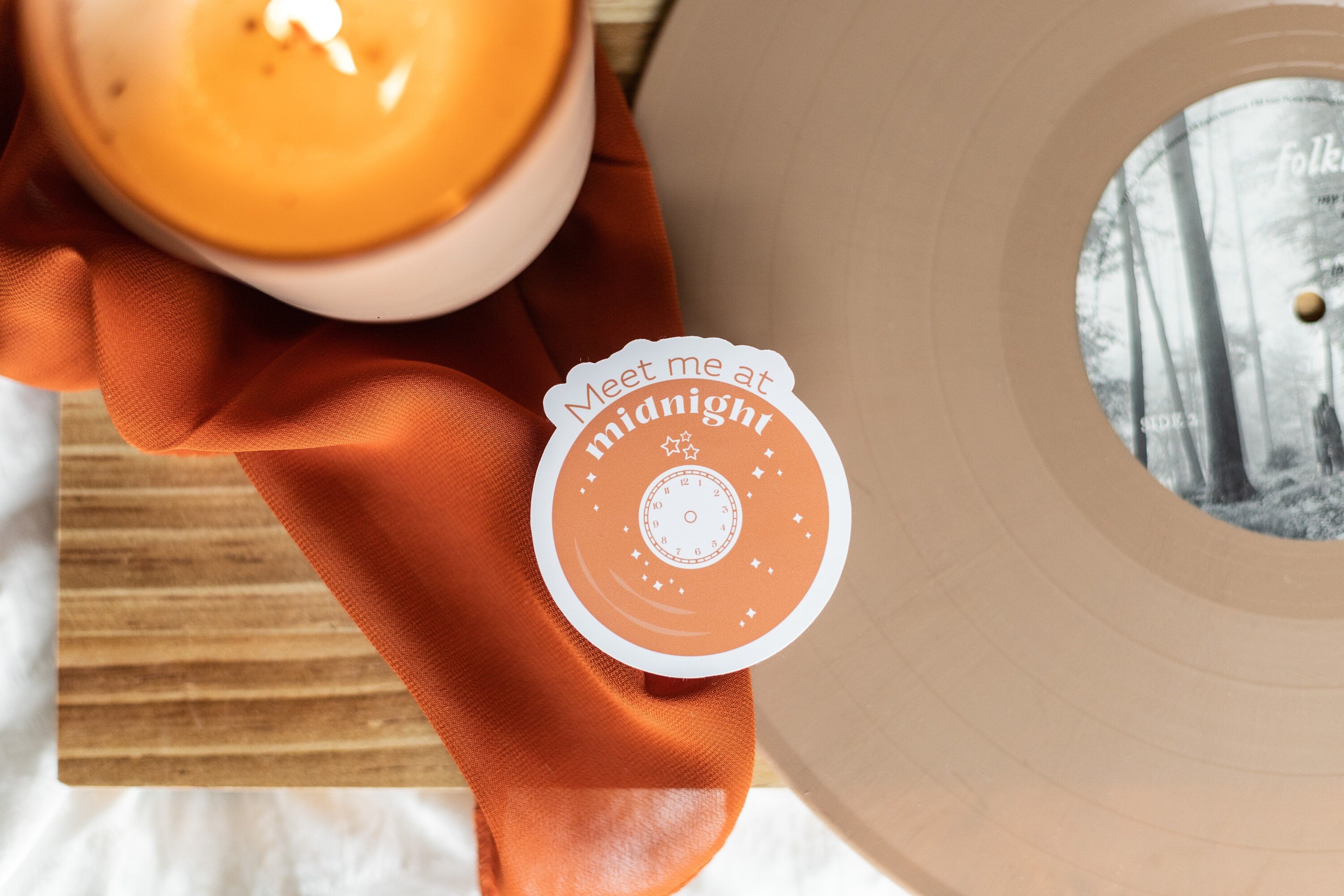 Meet Me at Midnight Taylor Swift Vinyl Sticker