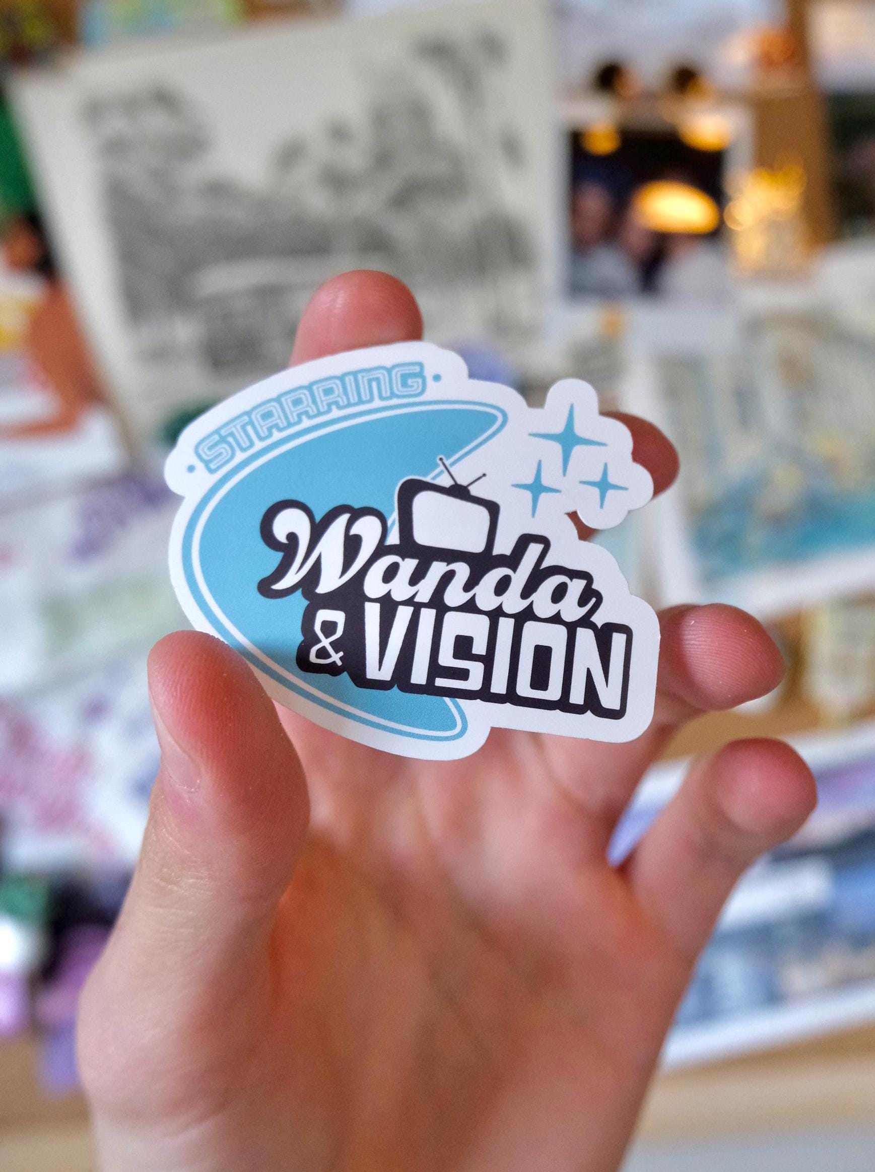 Wanda & Vision 50's Sticker