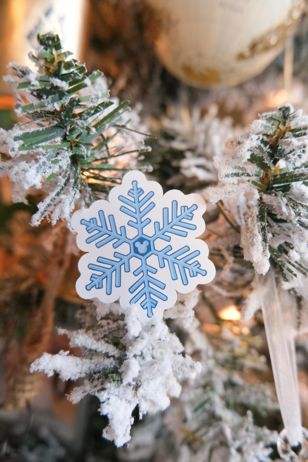Mickey Snowflake Sticker