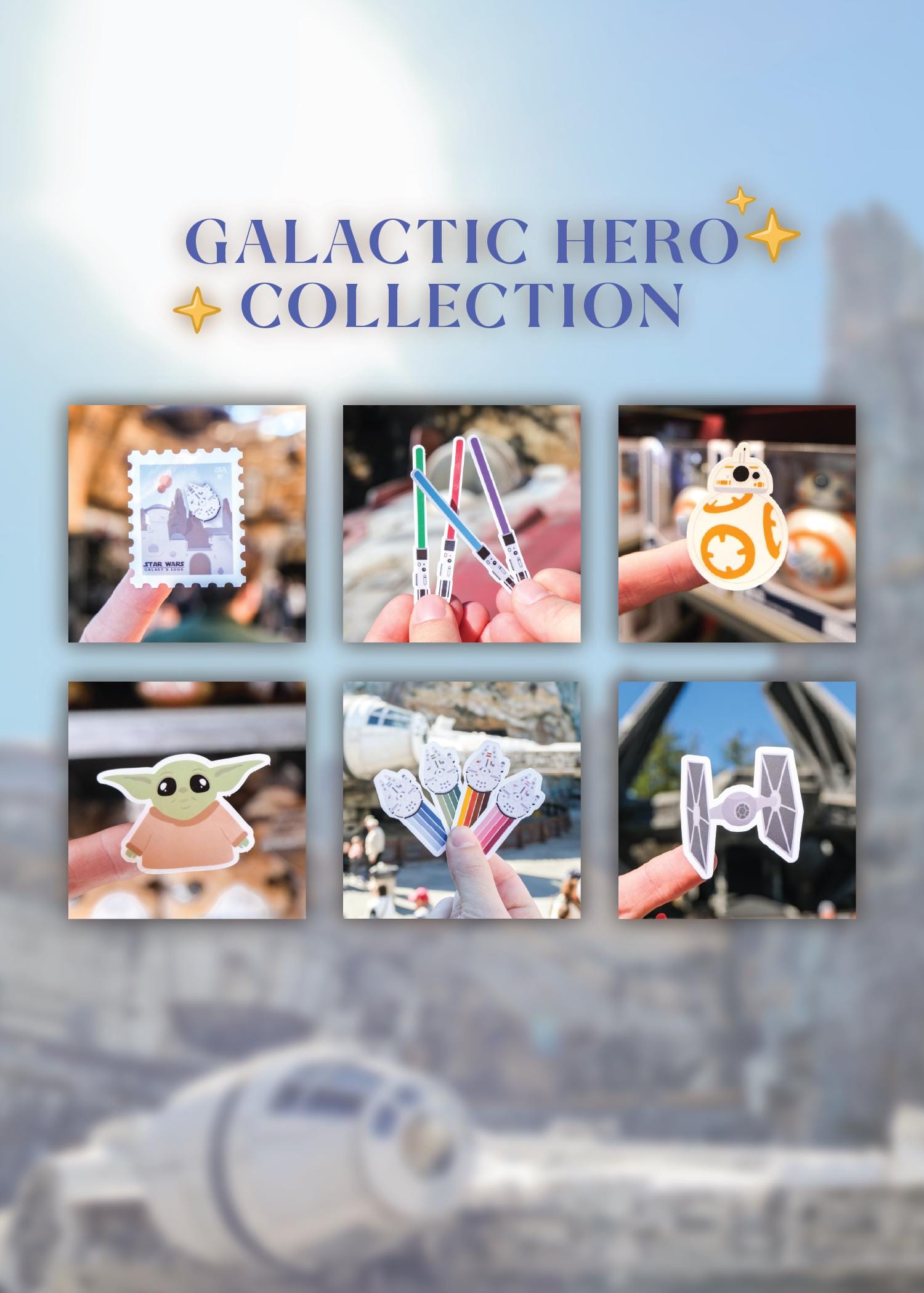 Star Wars Light Saber Stickers