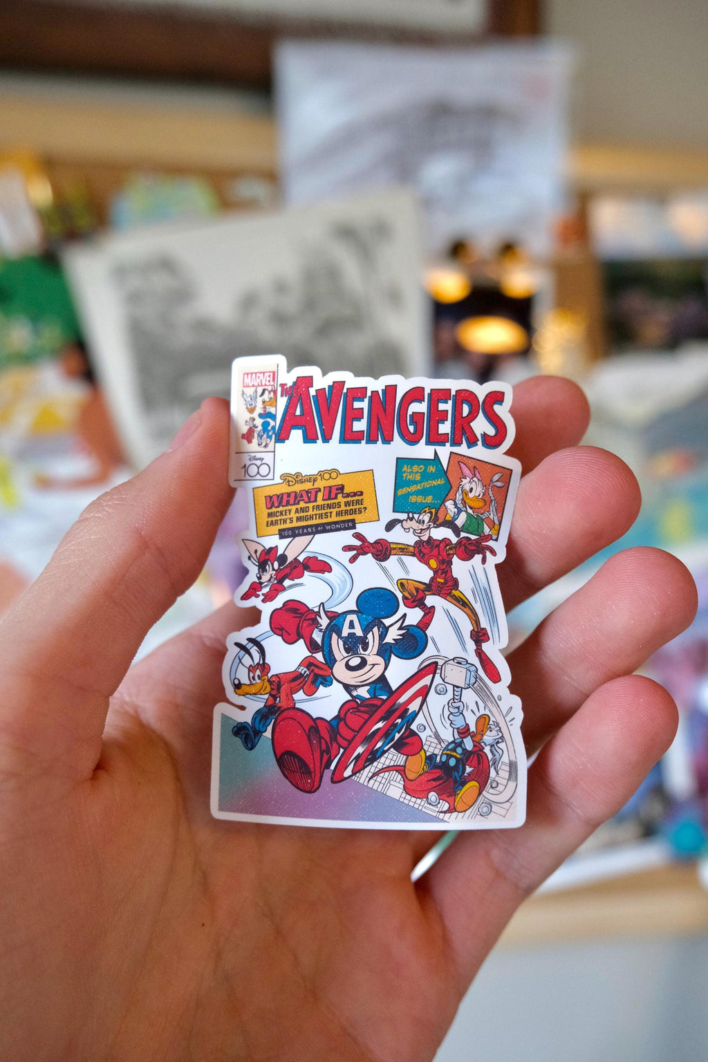 Mickey & Friends Superhero Avengers Sticker