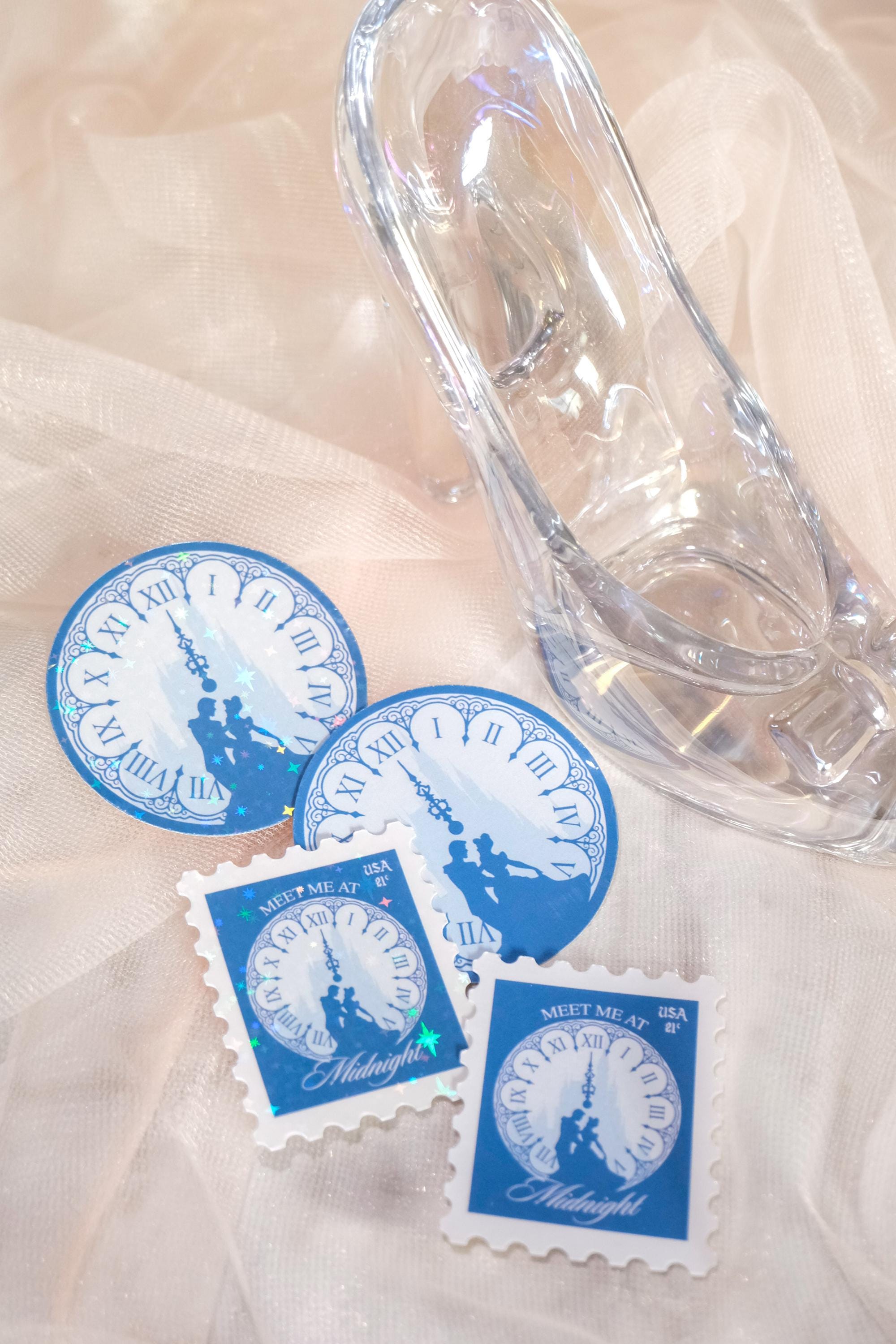 Meet Me at Midnight Cinderella Inspired Stamp Sticker