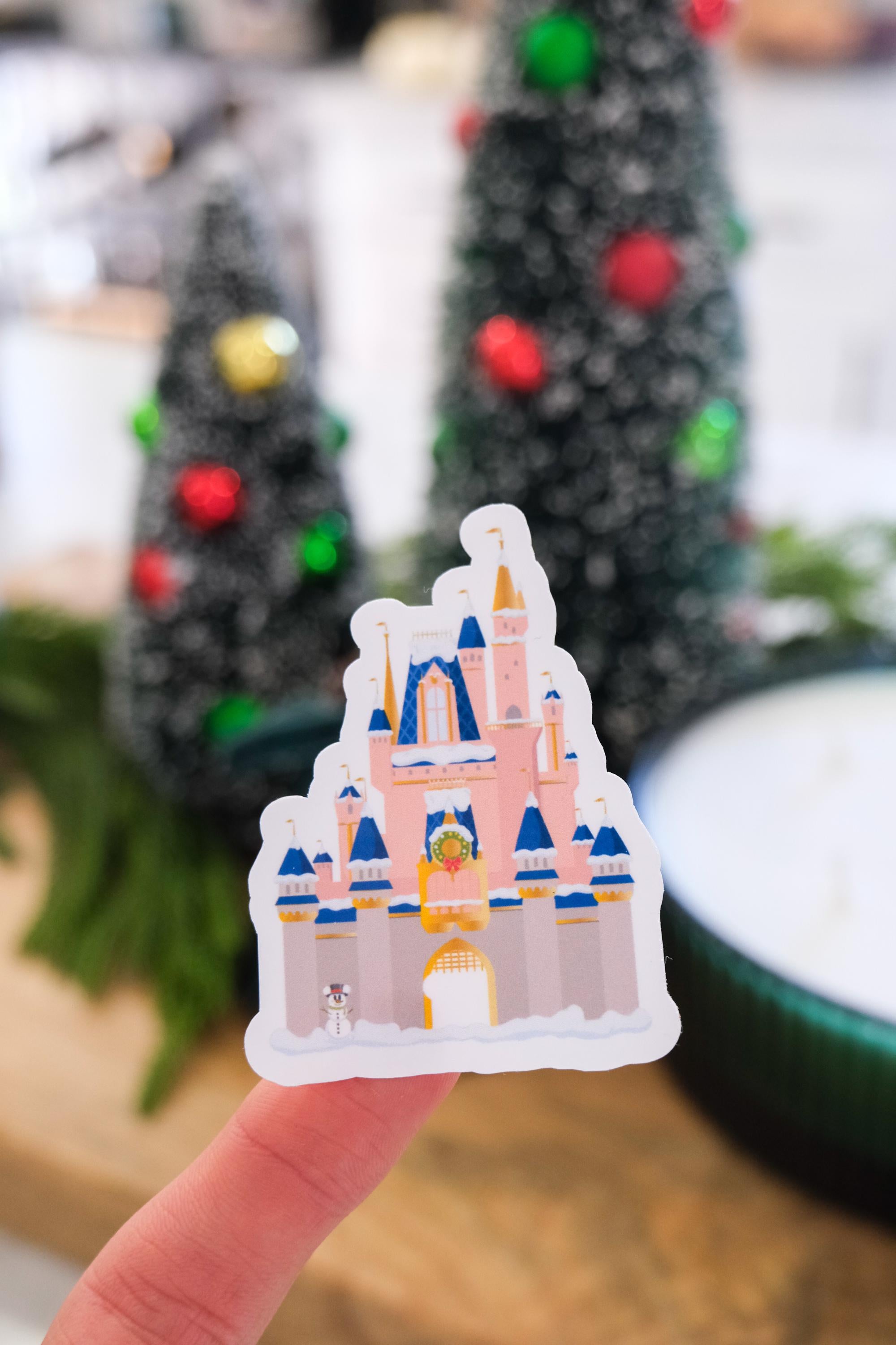 Christmas Park Castle Stickers