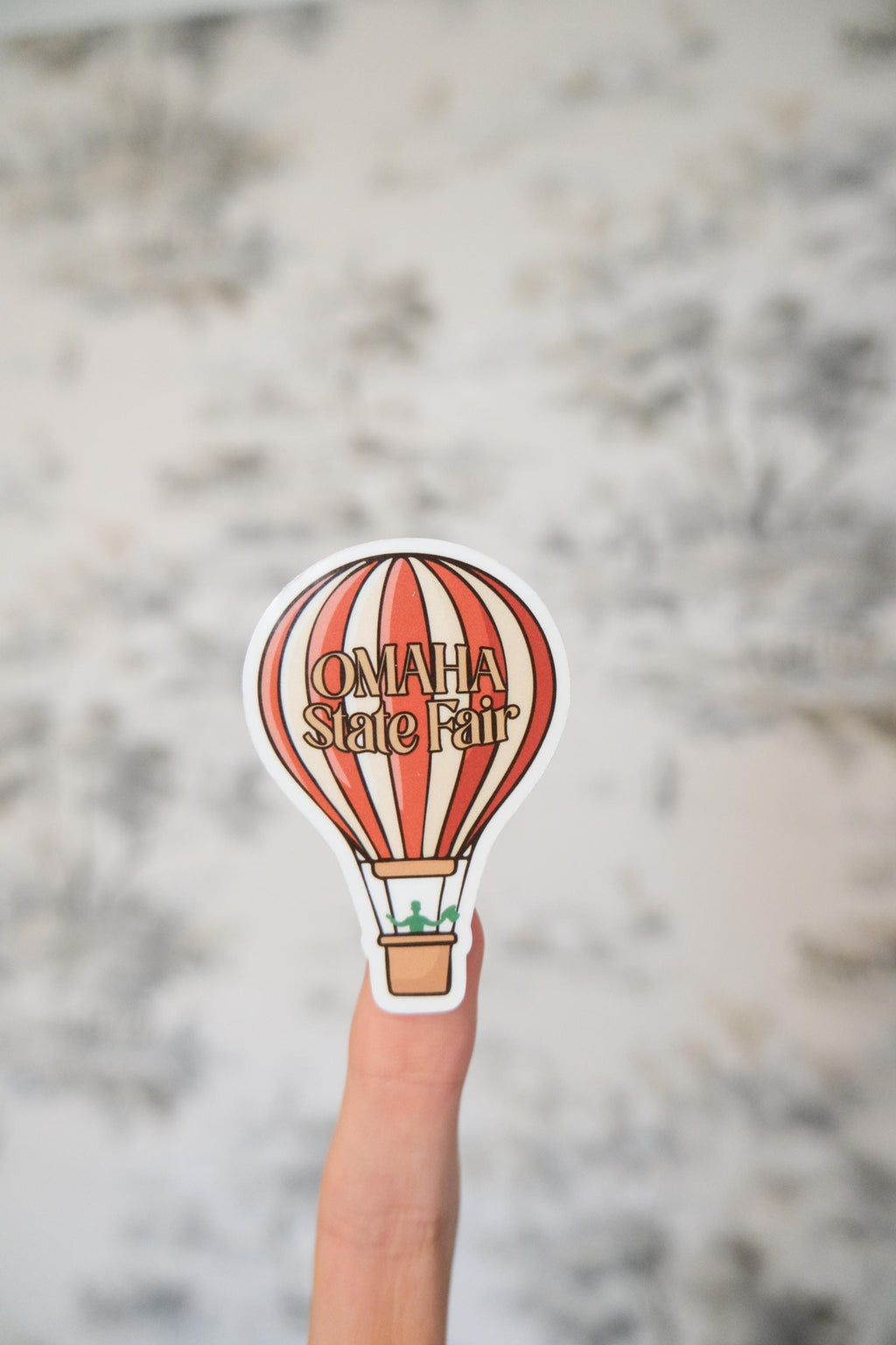 Wizard's Hot Air Balloon Sticker