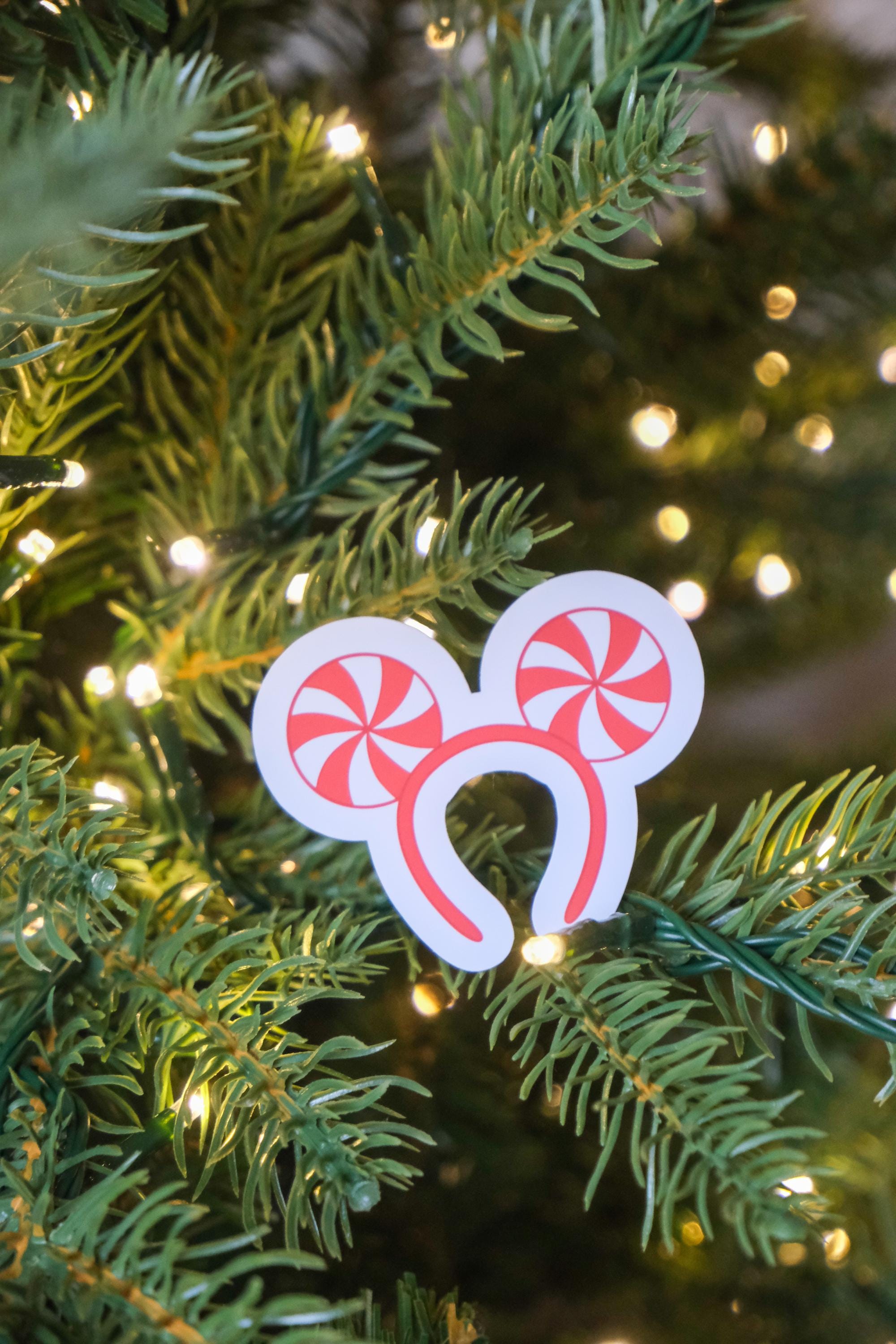 Peppermint Mickey Sticker Collection