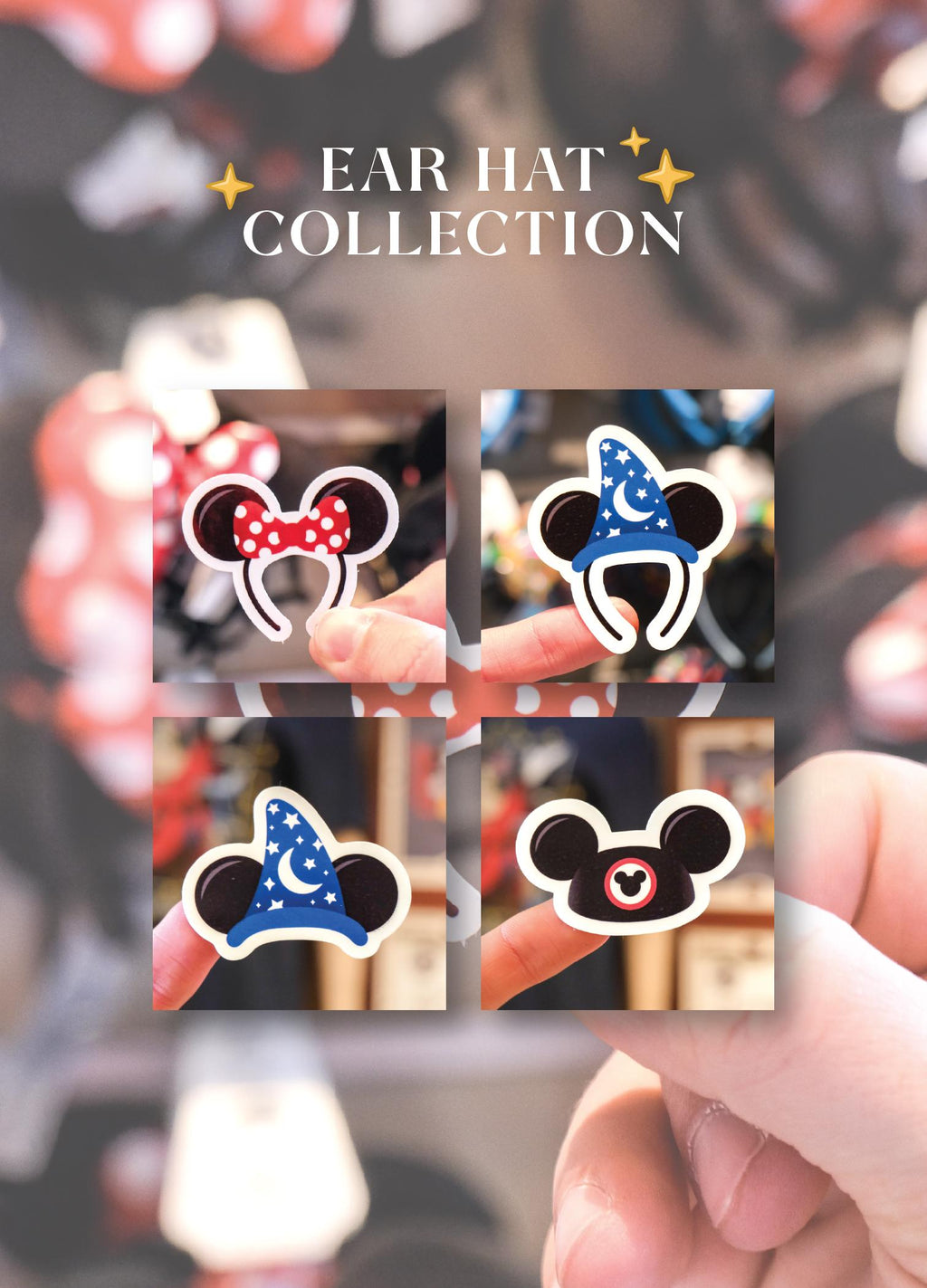 Sorcerer Mickey Hat Sticker