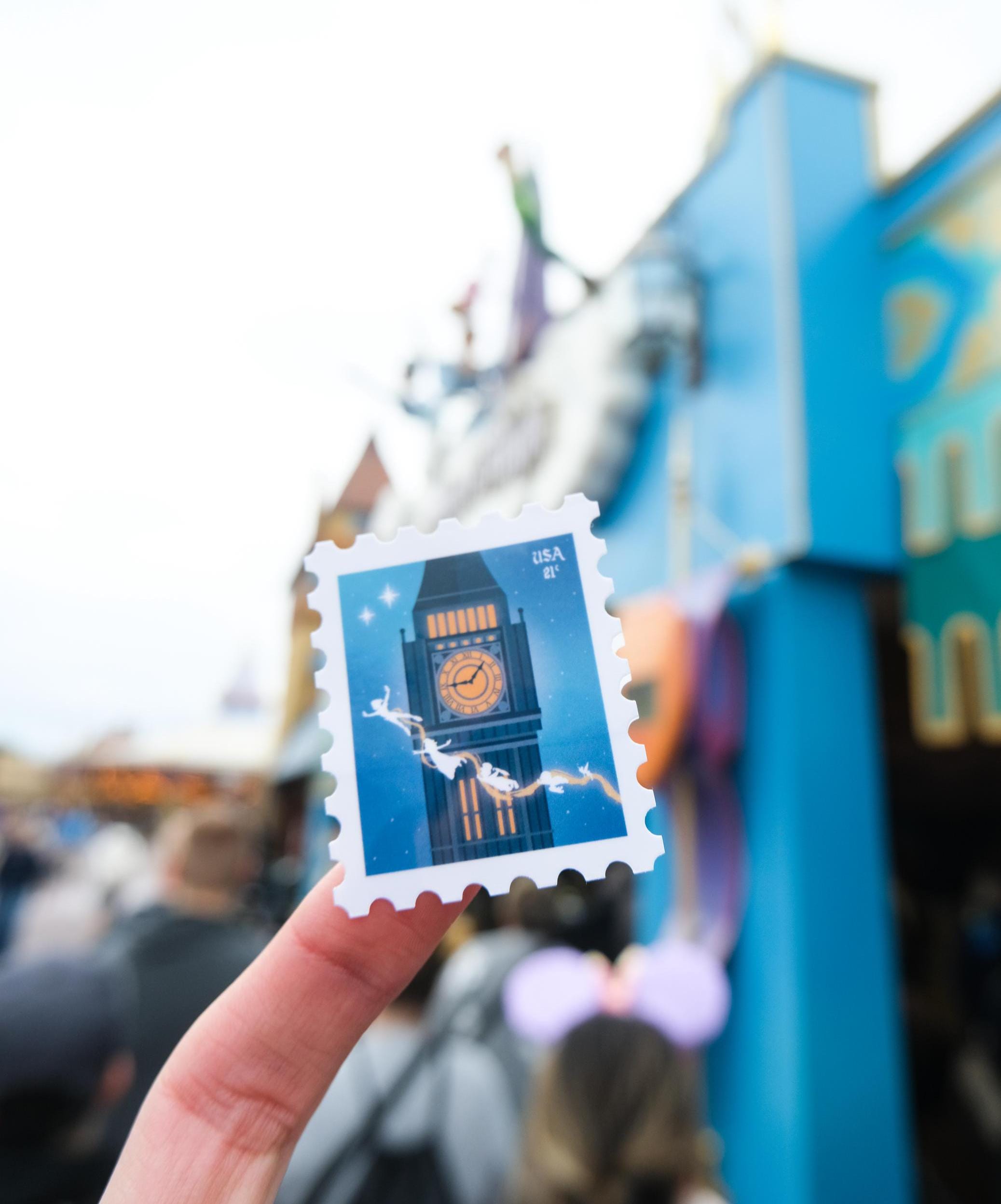 Peter Pan’s Flight Stamp Sticker