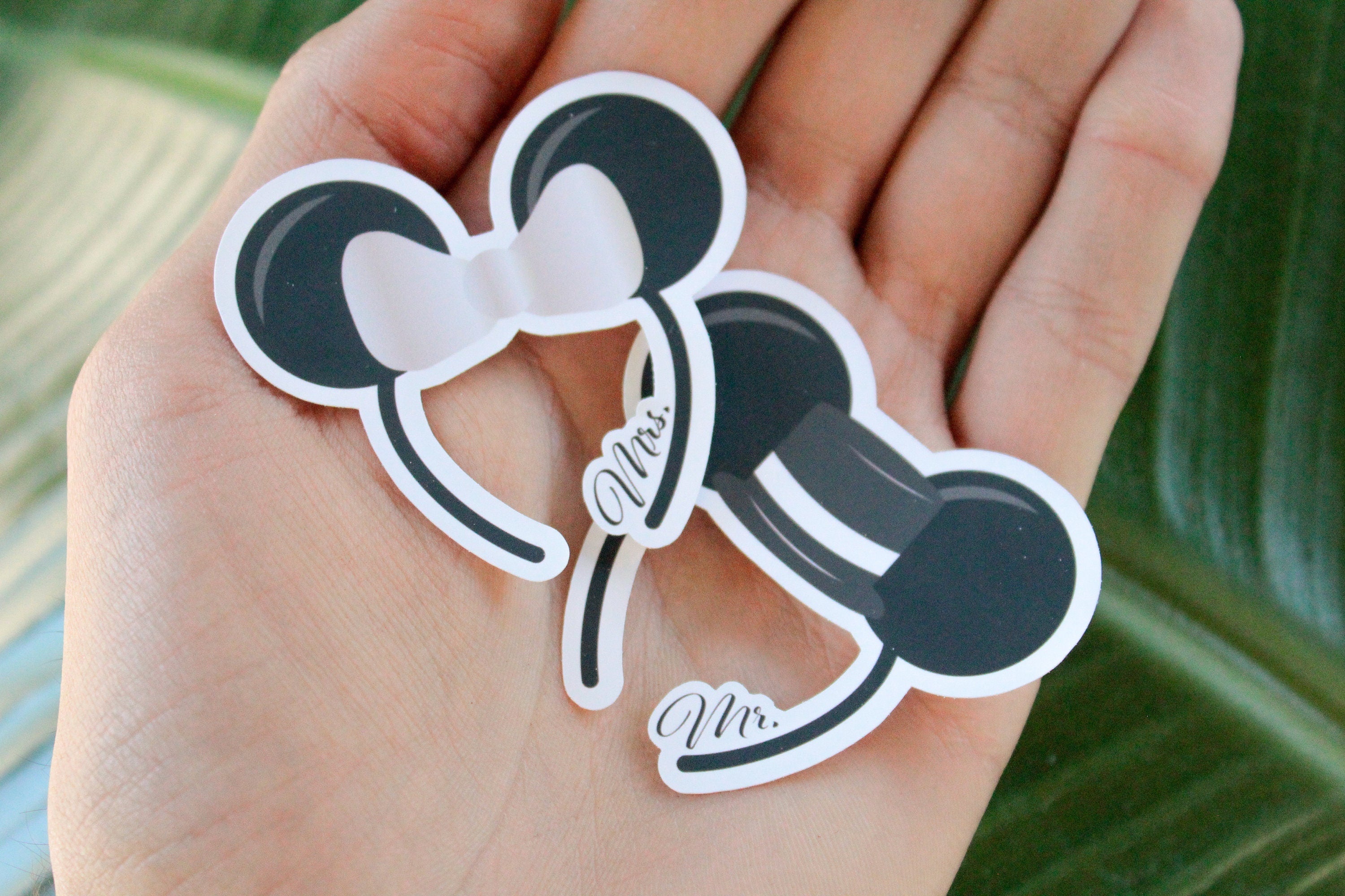 Mr. + Mrs. Mickey Wedding Ears