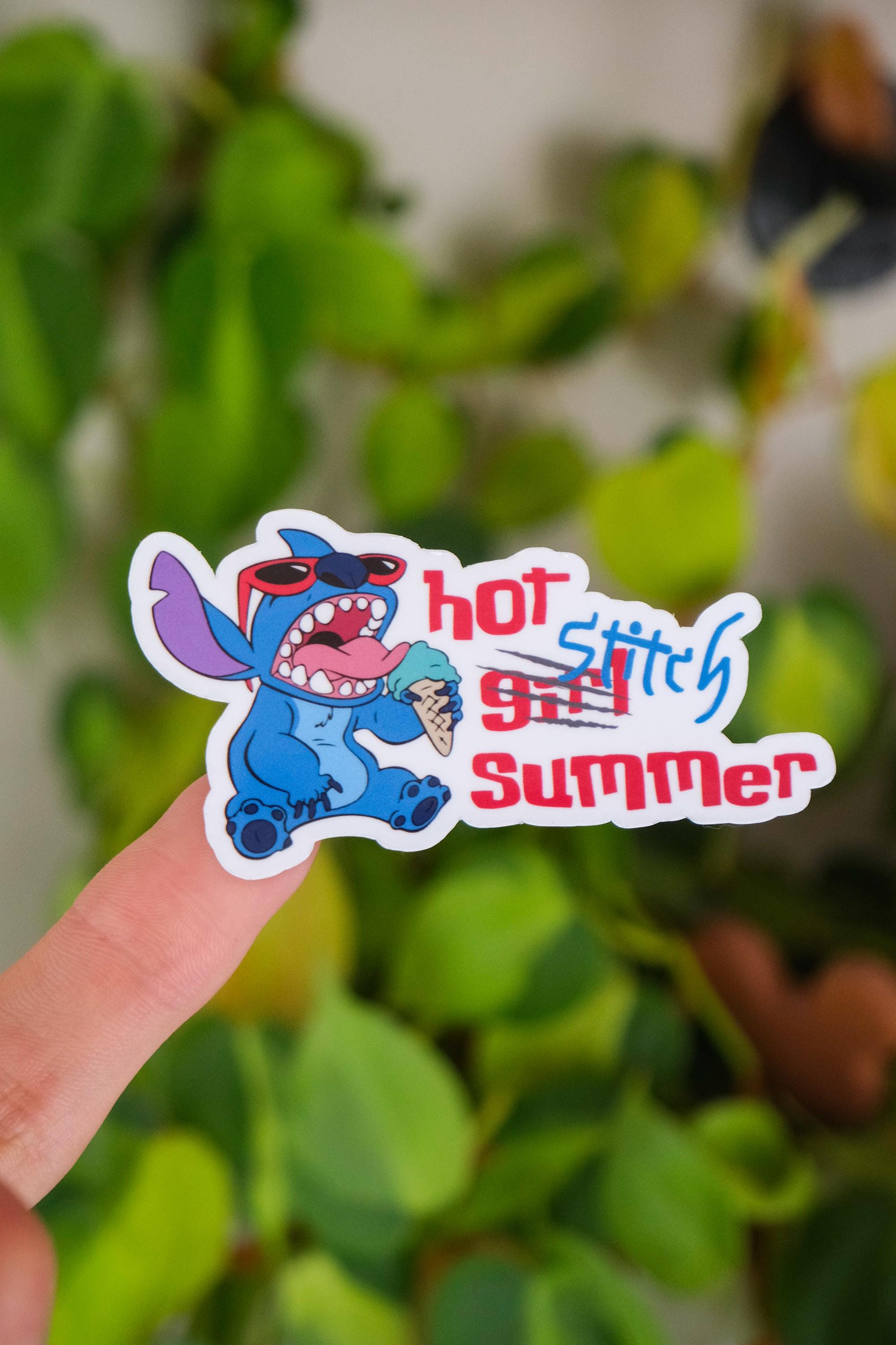 Hot Stitch Summer Sticker