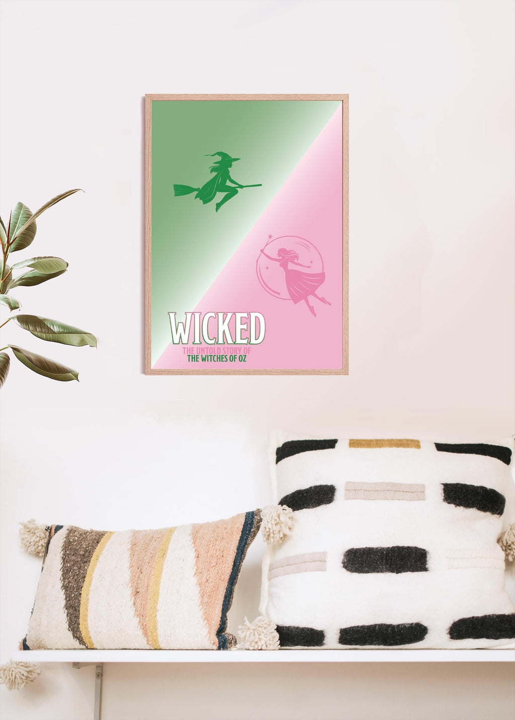 Dual Witches: Wicked-Inspired, Digital Print