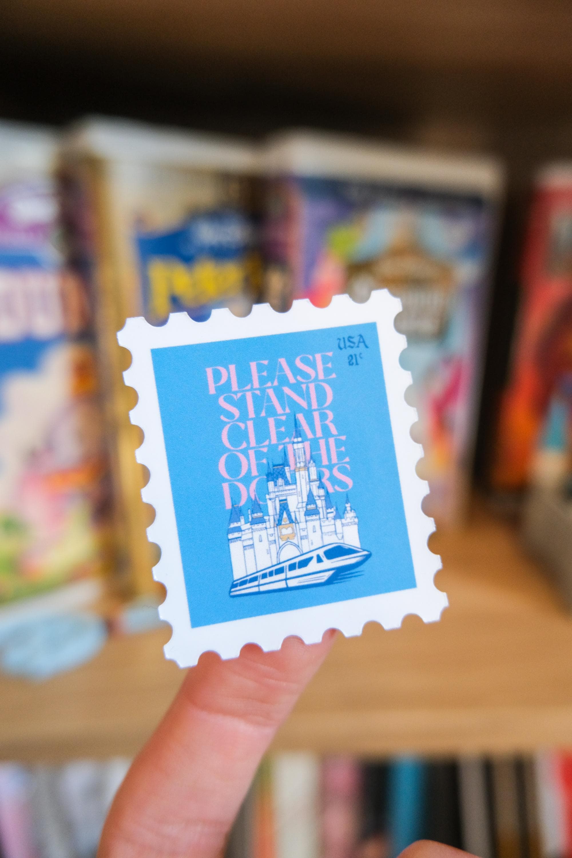 Disneyland 1955 Stamp Sticker