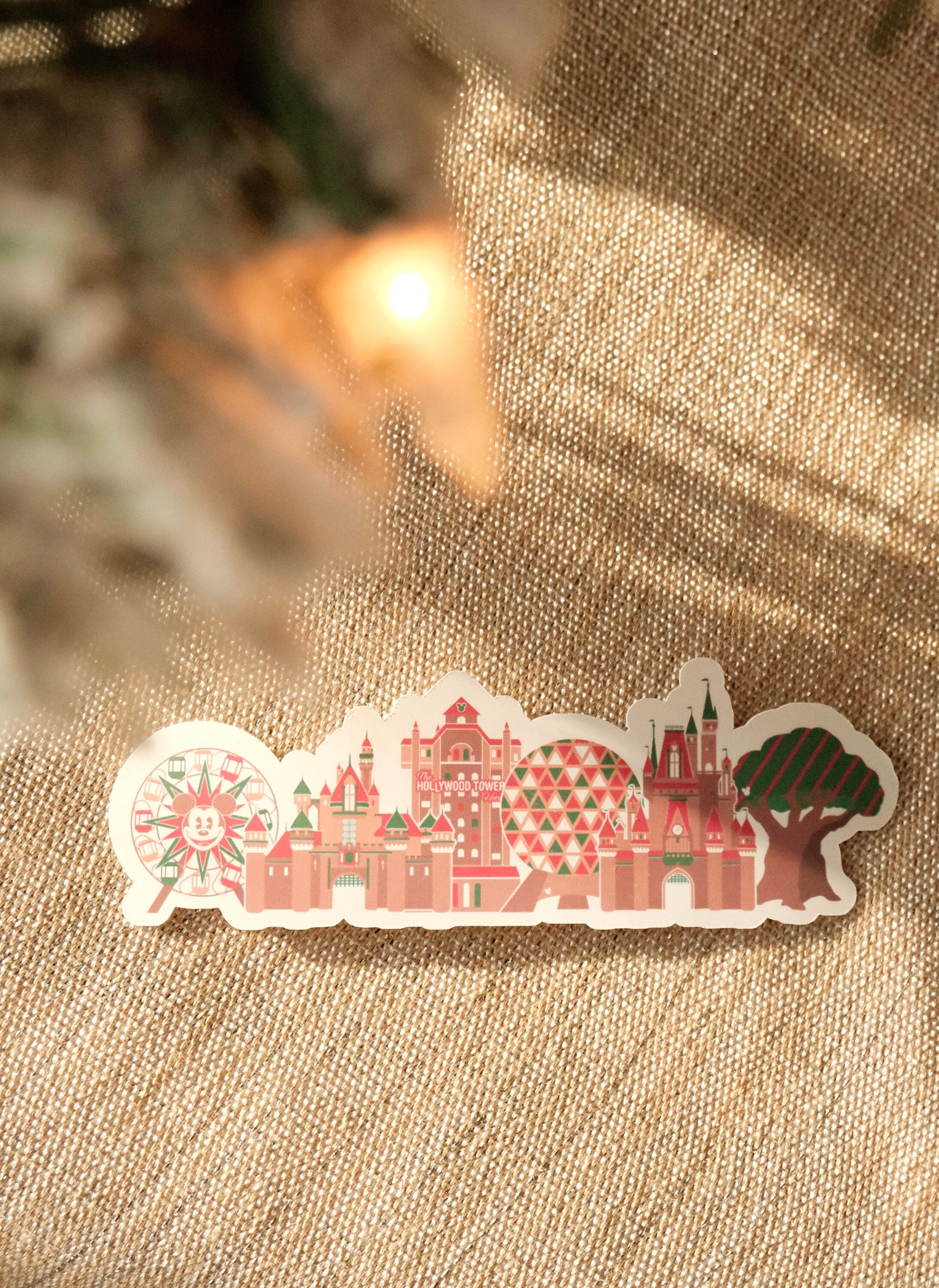 Gingerbread Disney Park Icon Stickers