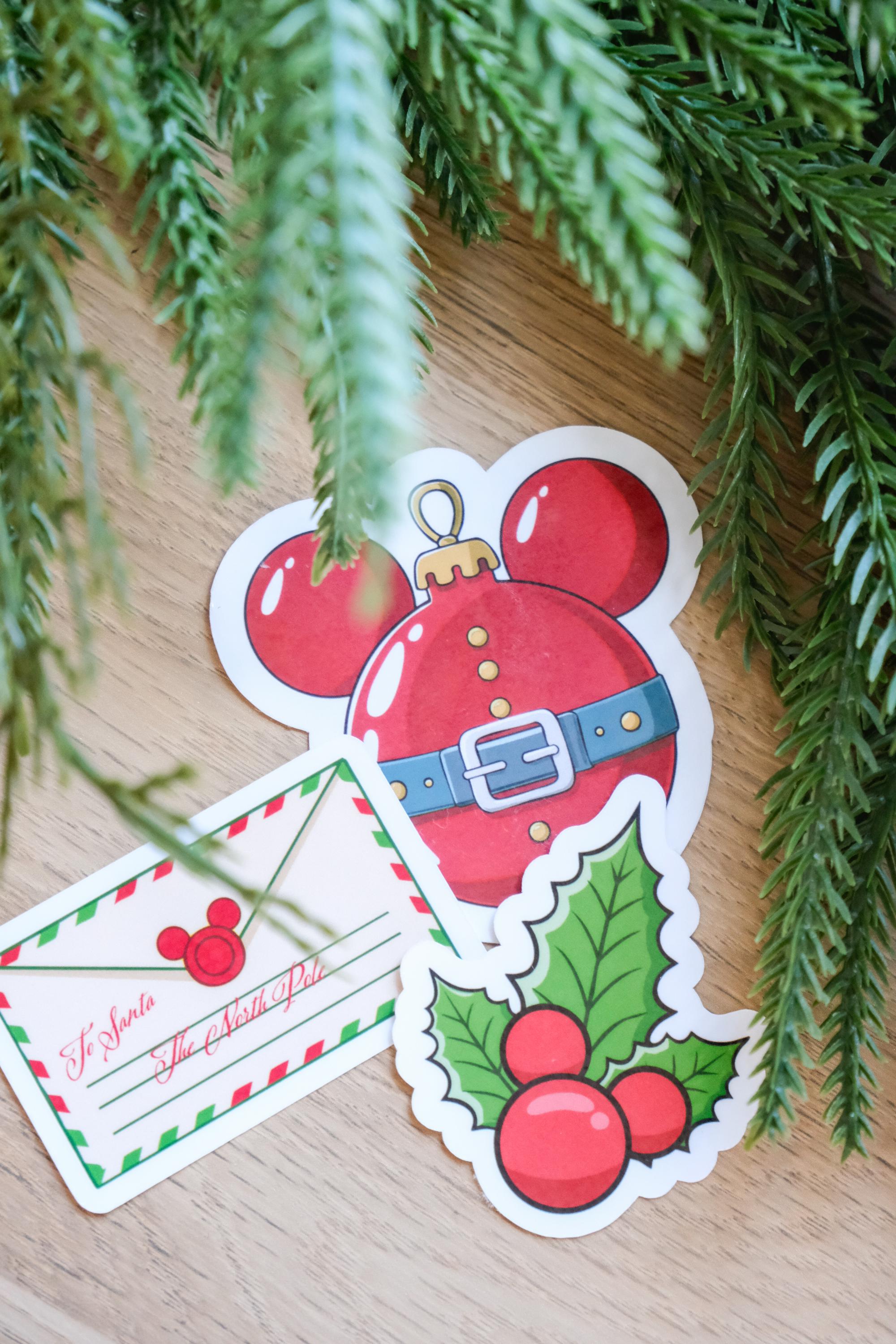 Magical Mickey Santa Letter Sticker