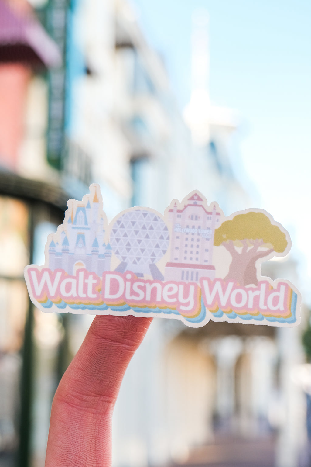 Vintage Walt Disney World Park Hopper Sticker