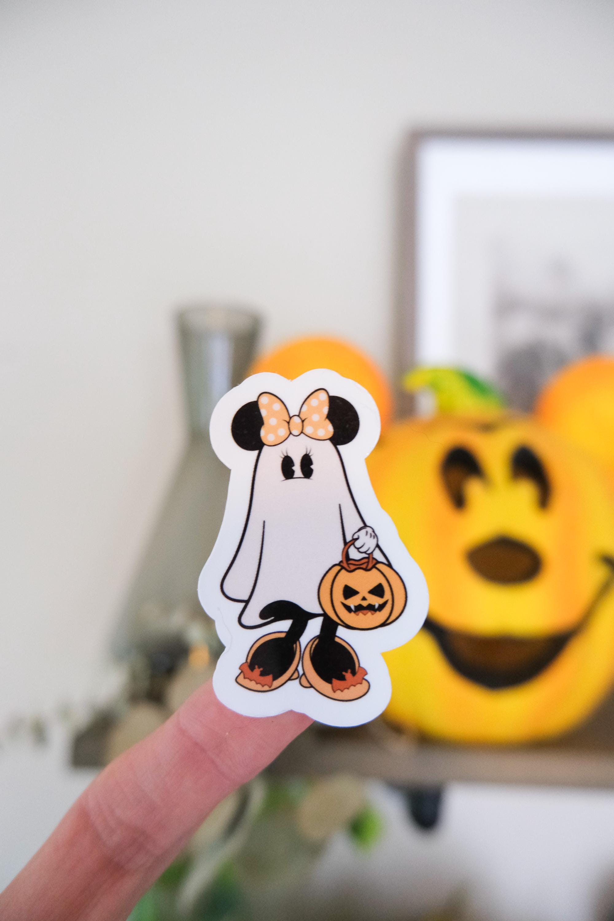 Fall Mickey + Minnie Costume Stickers