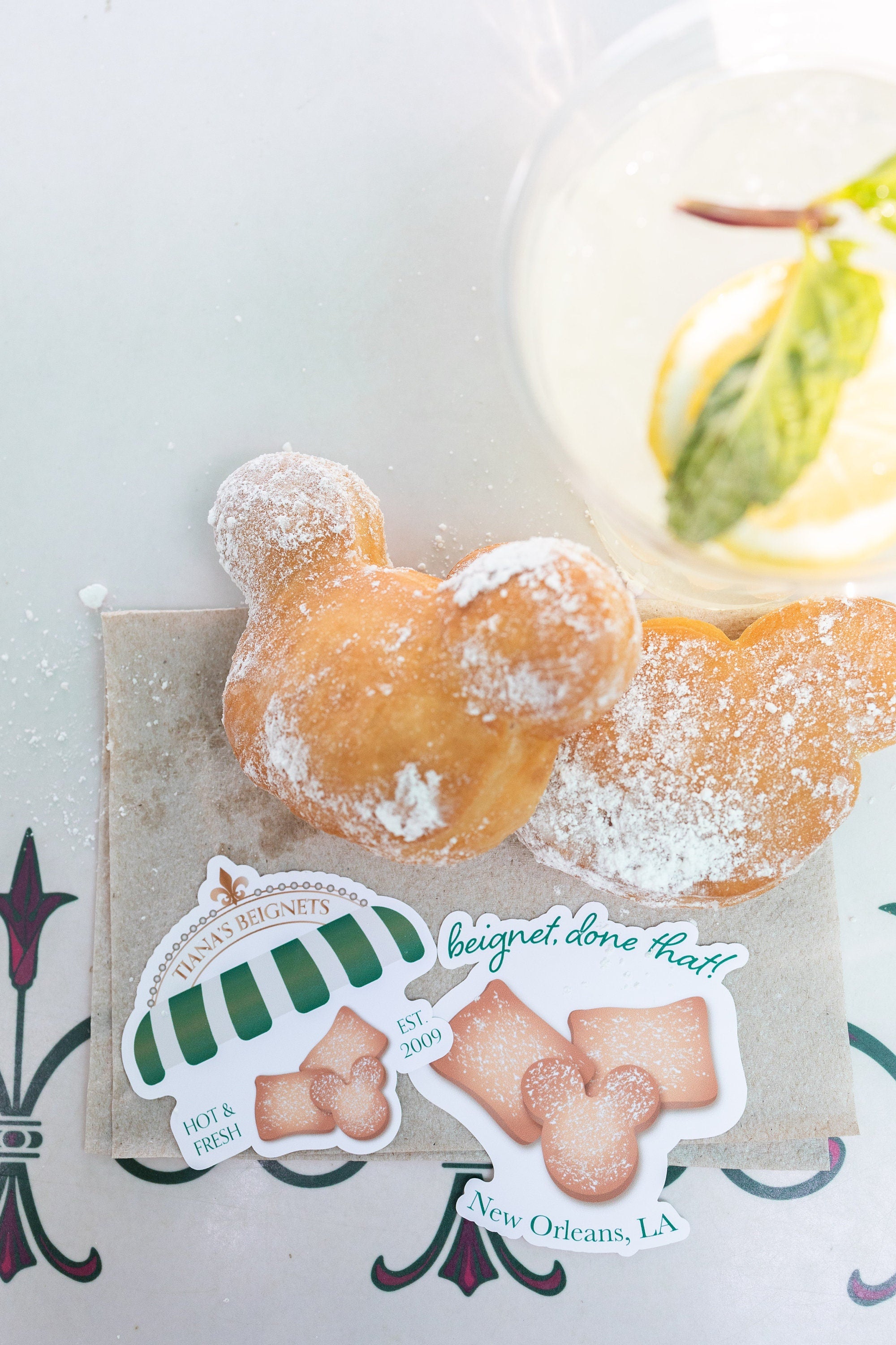 Tiana’s Beignets & Beignet, Done That! Stickers