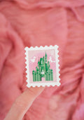 Emerald Castle Stamp Sticker
