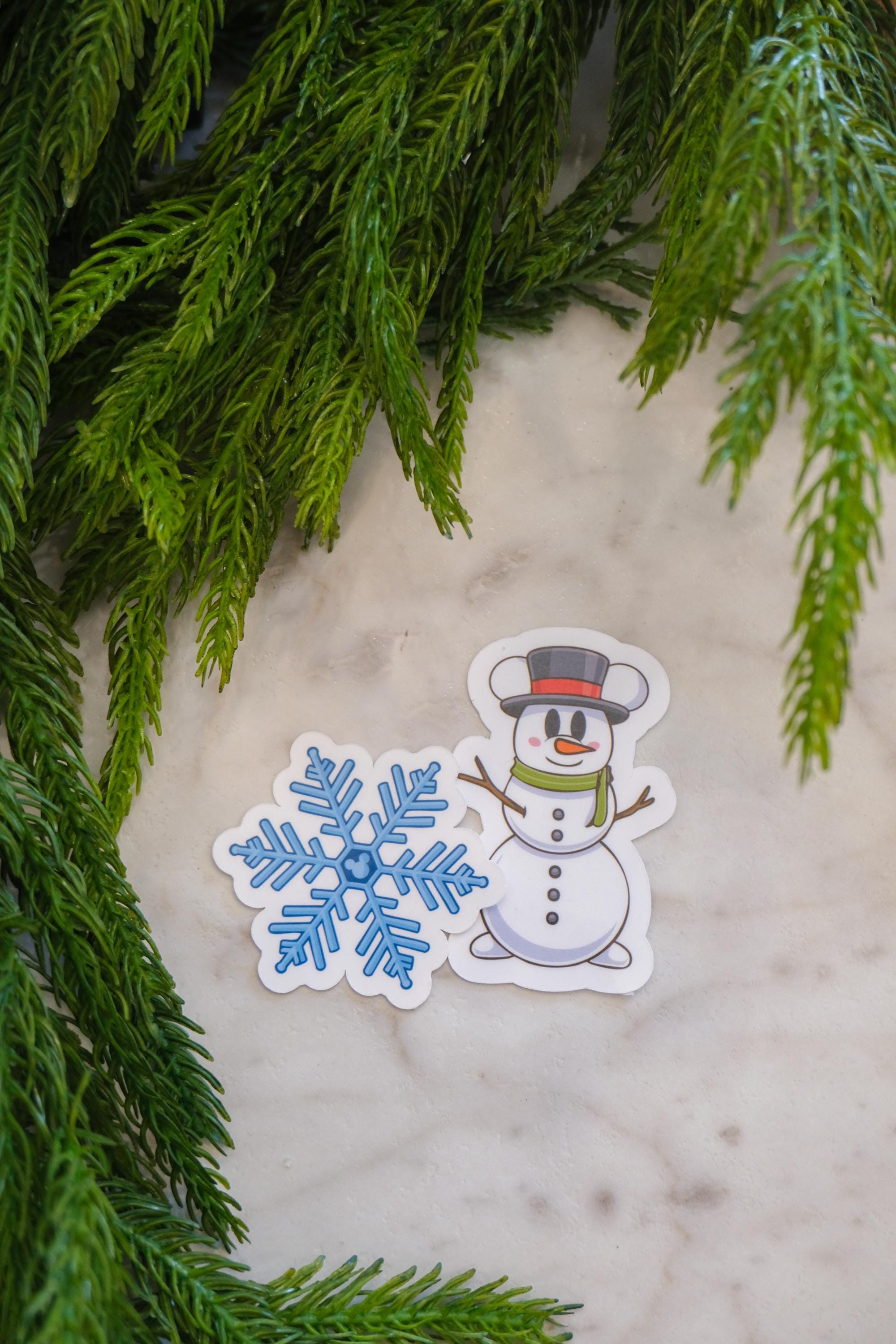 Mickey Snowflake Sticker