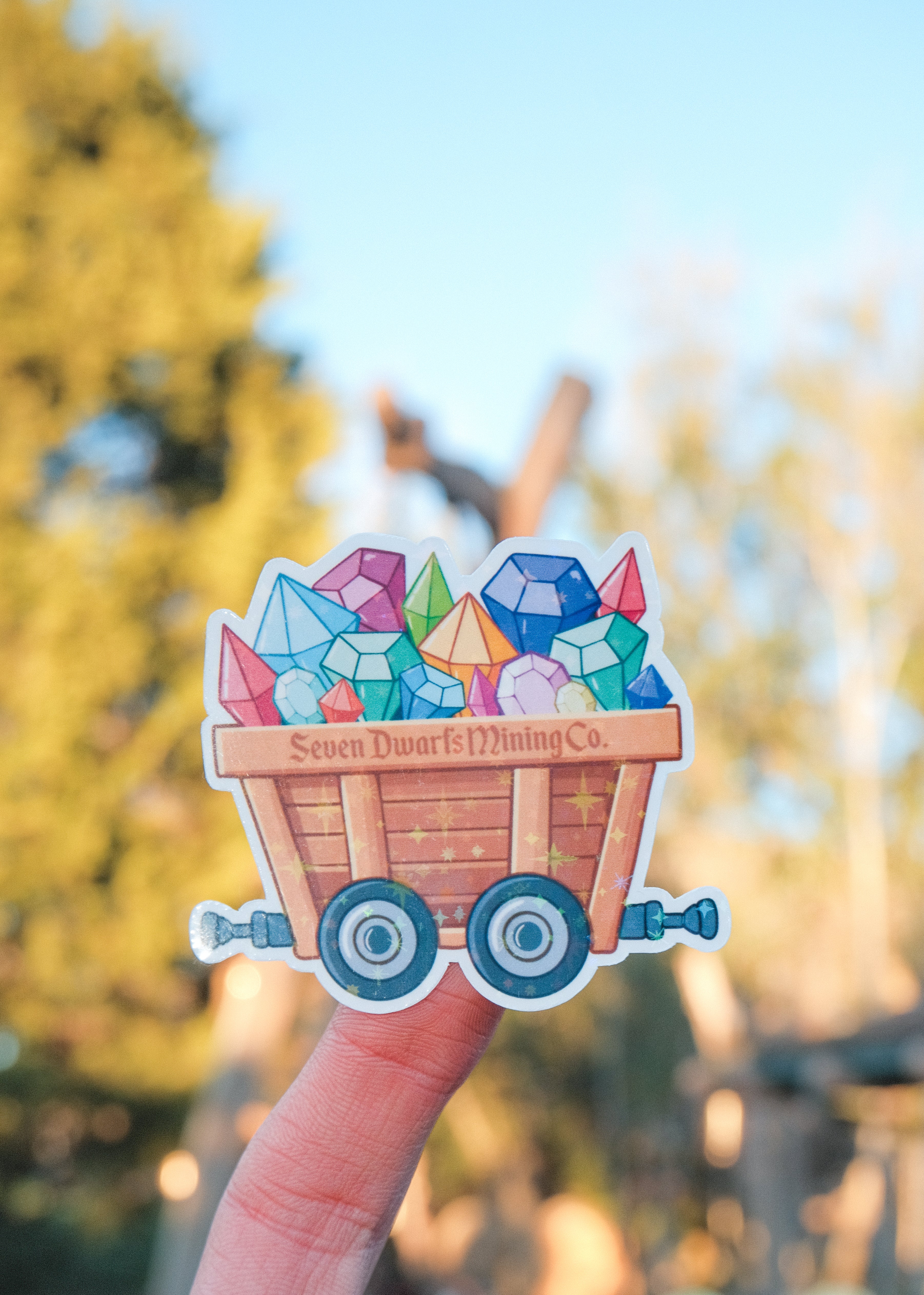 Seven Dwarfs Mining Co. Mine Cart Sticker